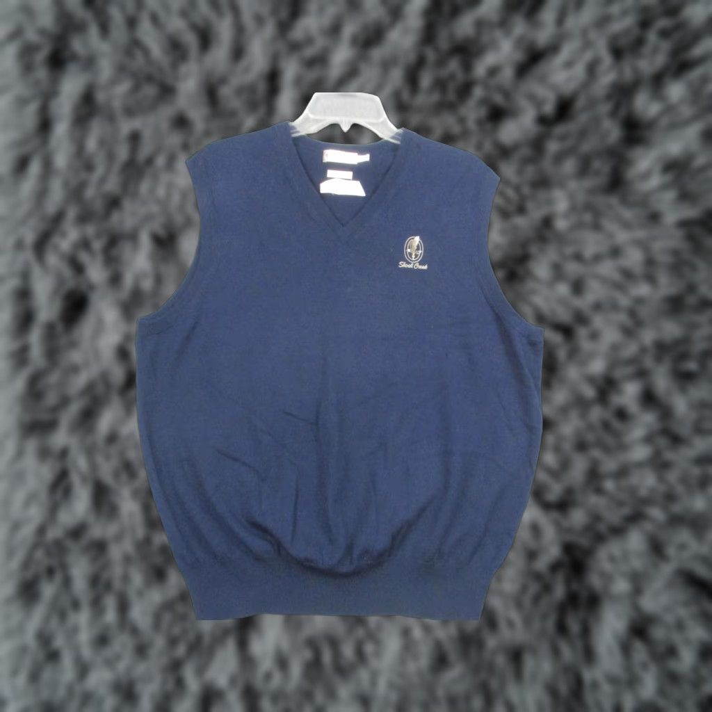 Peter Millar Peter Millar Vest Mens Large Blue Italian Merino Wool Shoal Creek Golf Size US L / EU 52-54 / 3 - 1 Thumbnail