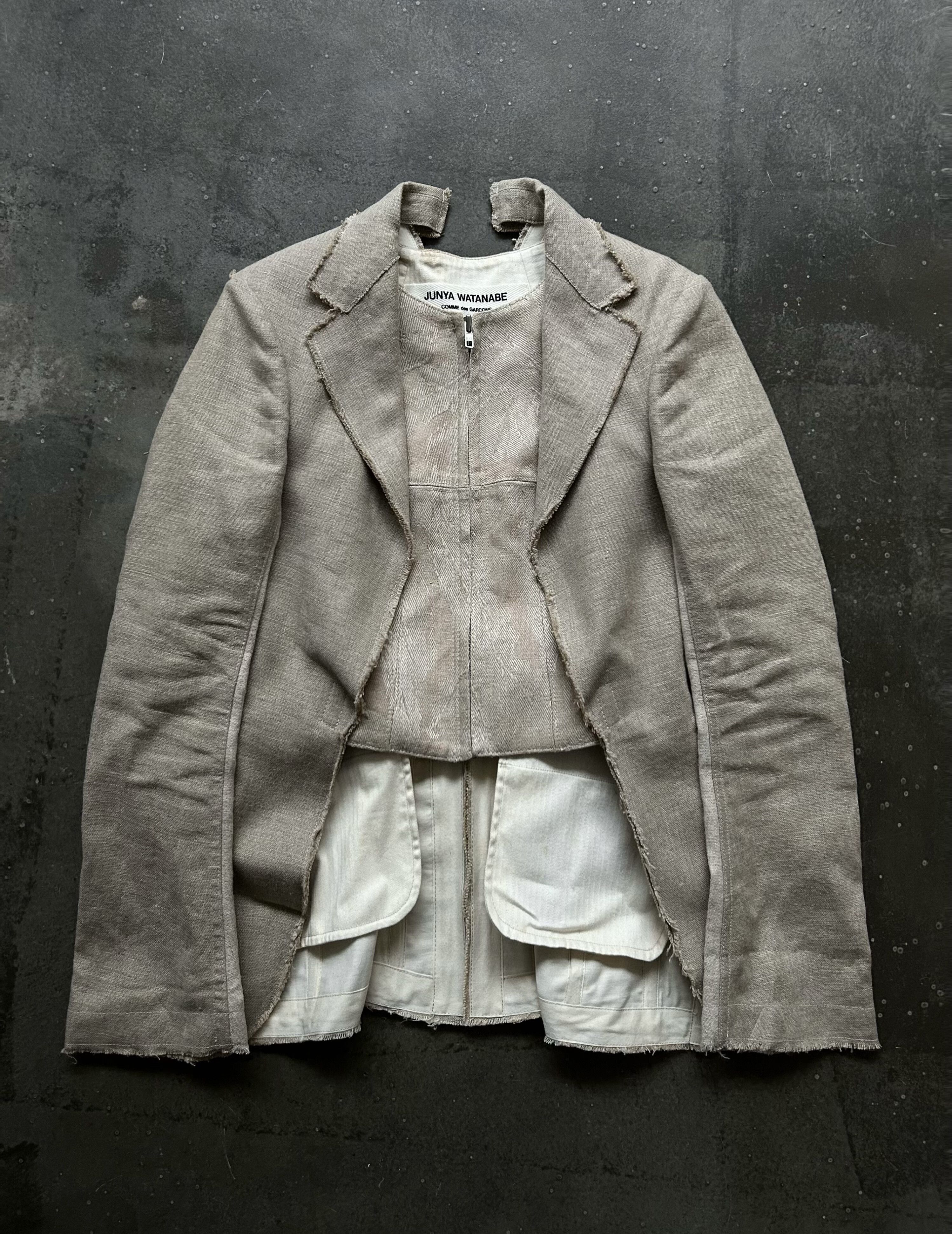 Junya Watanabe junya watanabe faux layered suit jacket Size US M / EU 48-50 / 2 - 1 Thumbnail