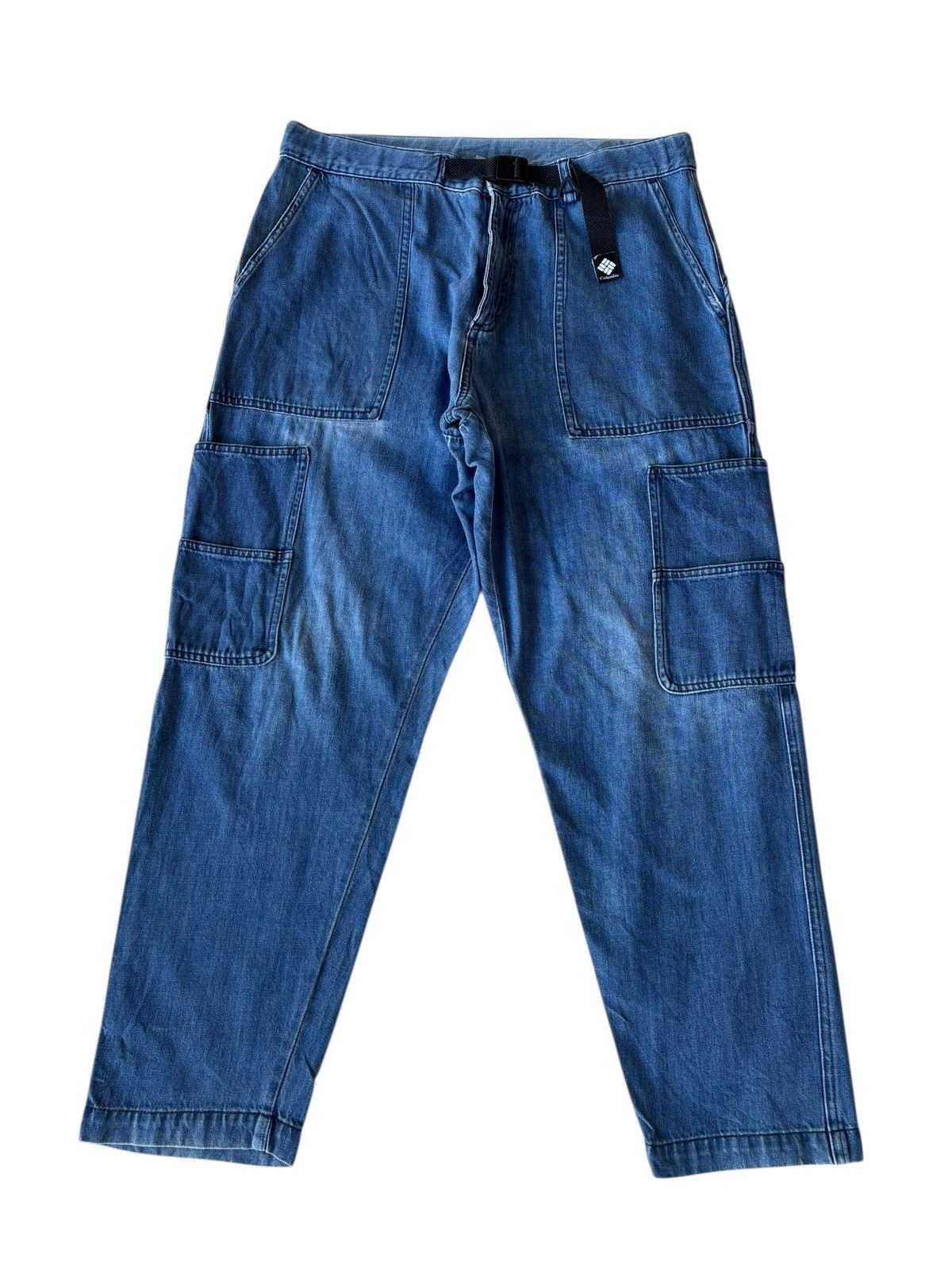 Columbia 💥COLUMBIA OMNI-SHADE UTILITY DENIM CARGO PANT OUTDOOR HIKING Size US 34 / EU 50 - 7 Thumbnail