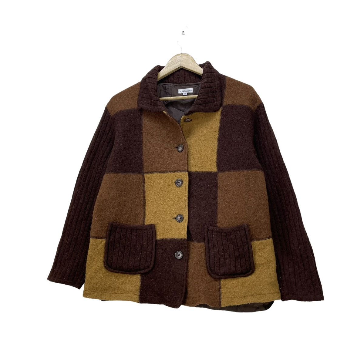 Japanese Brand Japanese Brand Moraure Pacthwork Dual Pocket Jacket Size M / US 6-8 / IT 42-44 - 1 Thumbnail