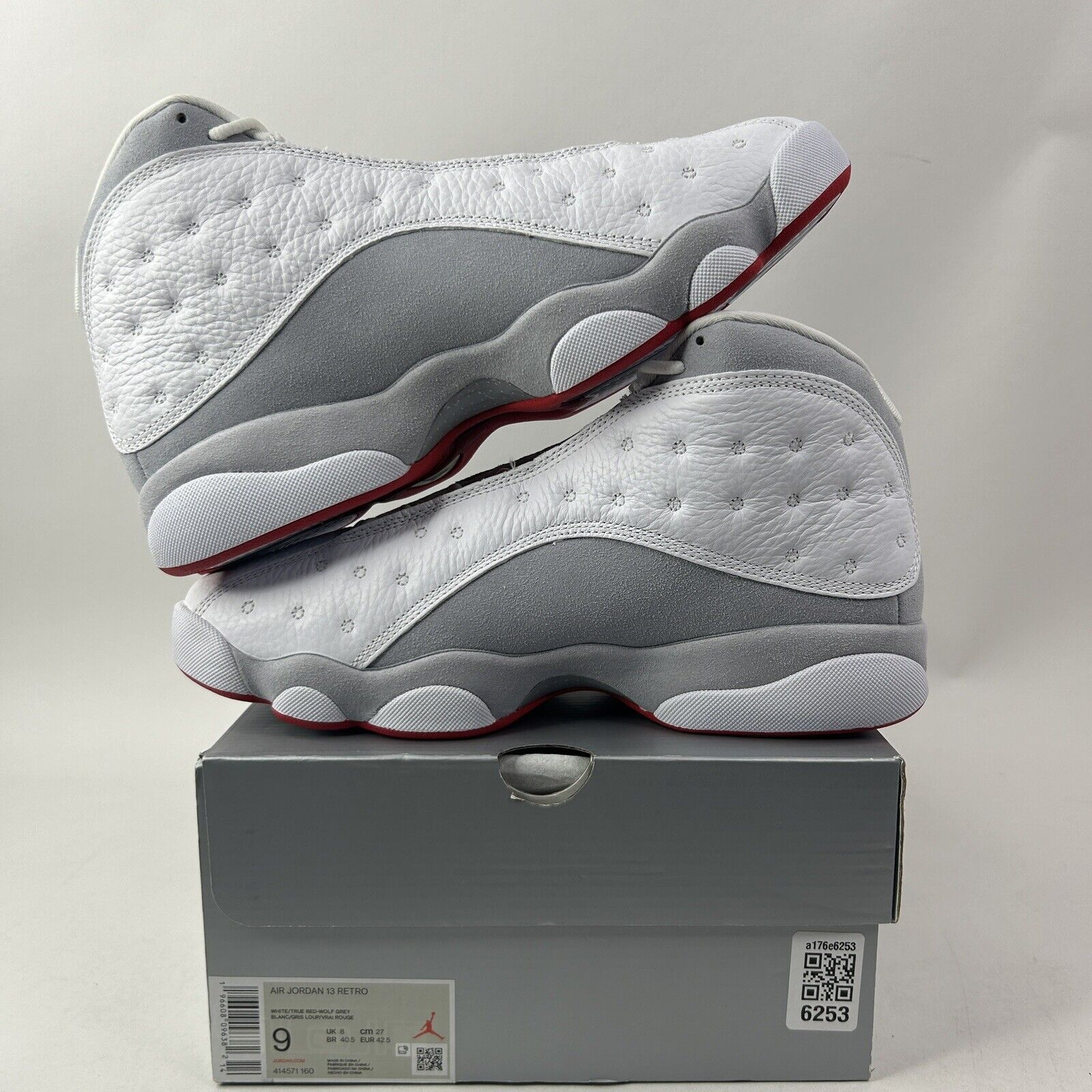 Jordan Brand Nike Air Jordan 13 Retro "Wolf Grey" 2024 Size US 9 / EU 42 - 3 Thumbnail