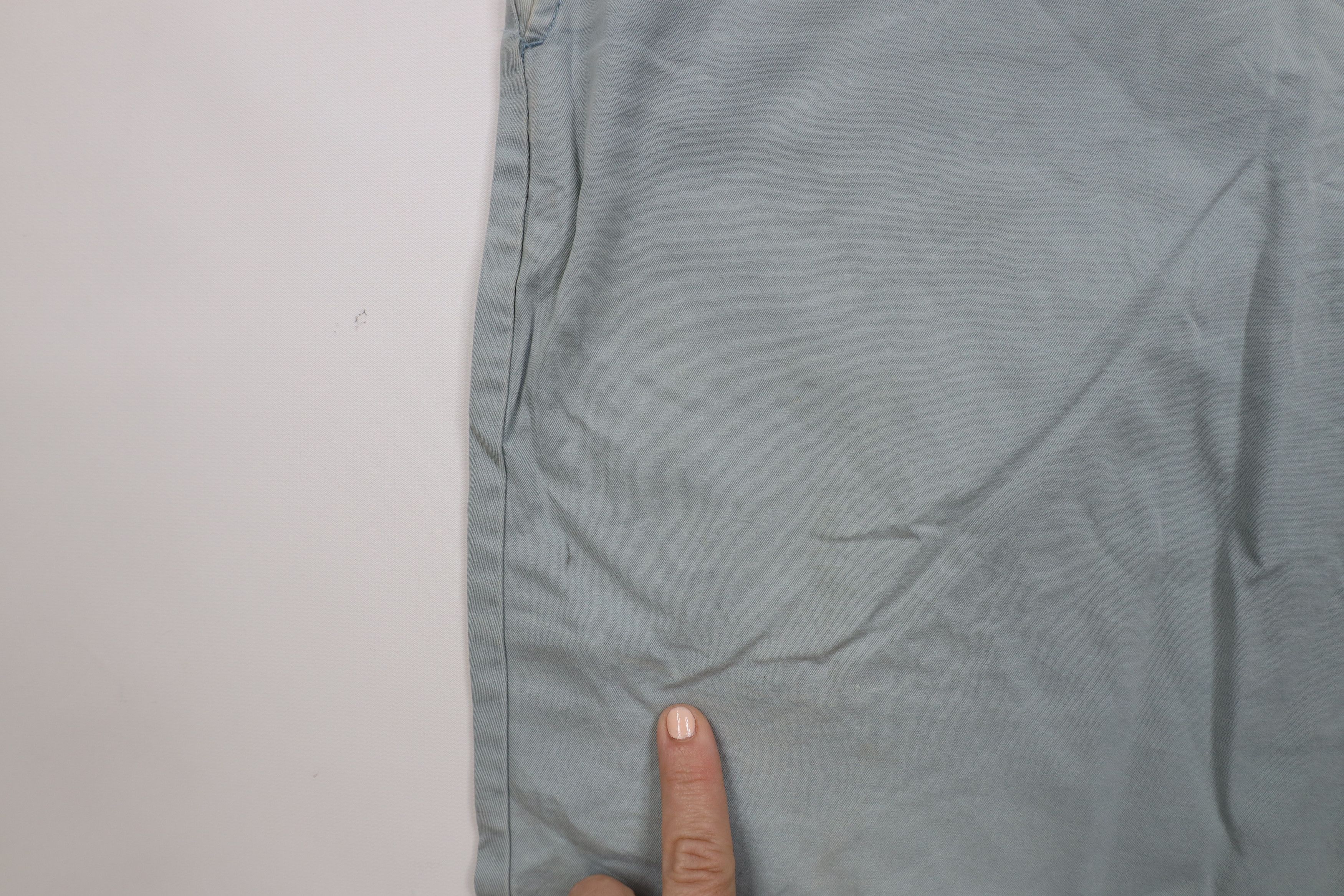Ralph Lauren × Vintage Vintage 90s Ralph Lauren Above Knee Chino Shorts Light Blue Size US 34 / EU 50 - 5 Thumbnail