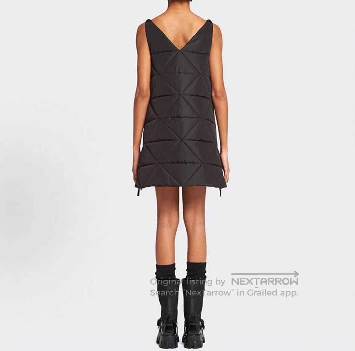 Prada Prada Women's V-Neck Padded Vest Dress. Size S / US 4 / IT 40 - 3 Thumbnail