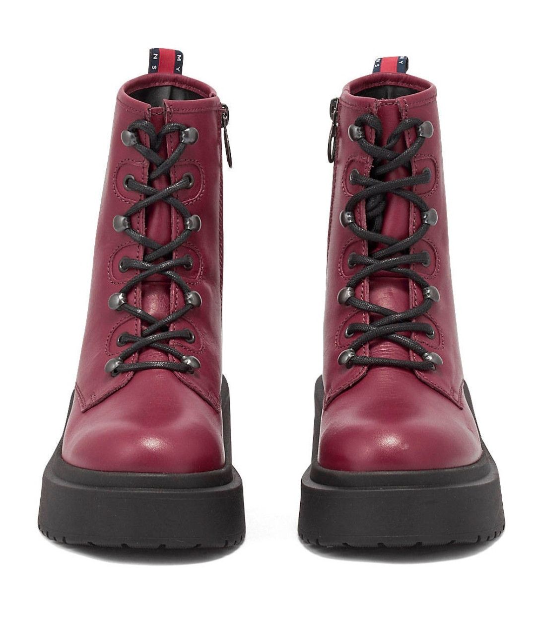 Tommy Jeans TOMMY HILFIGER TJW LACE UP BOOT CHUNKY ROUGE Size US 10.5 / IT 40.5 - 2 Thumbnail