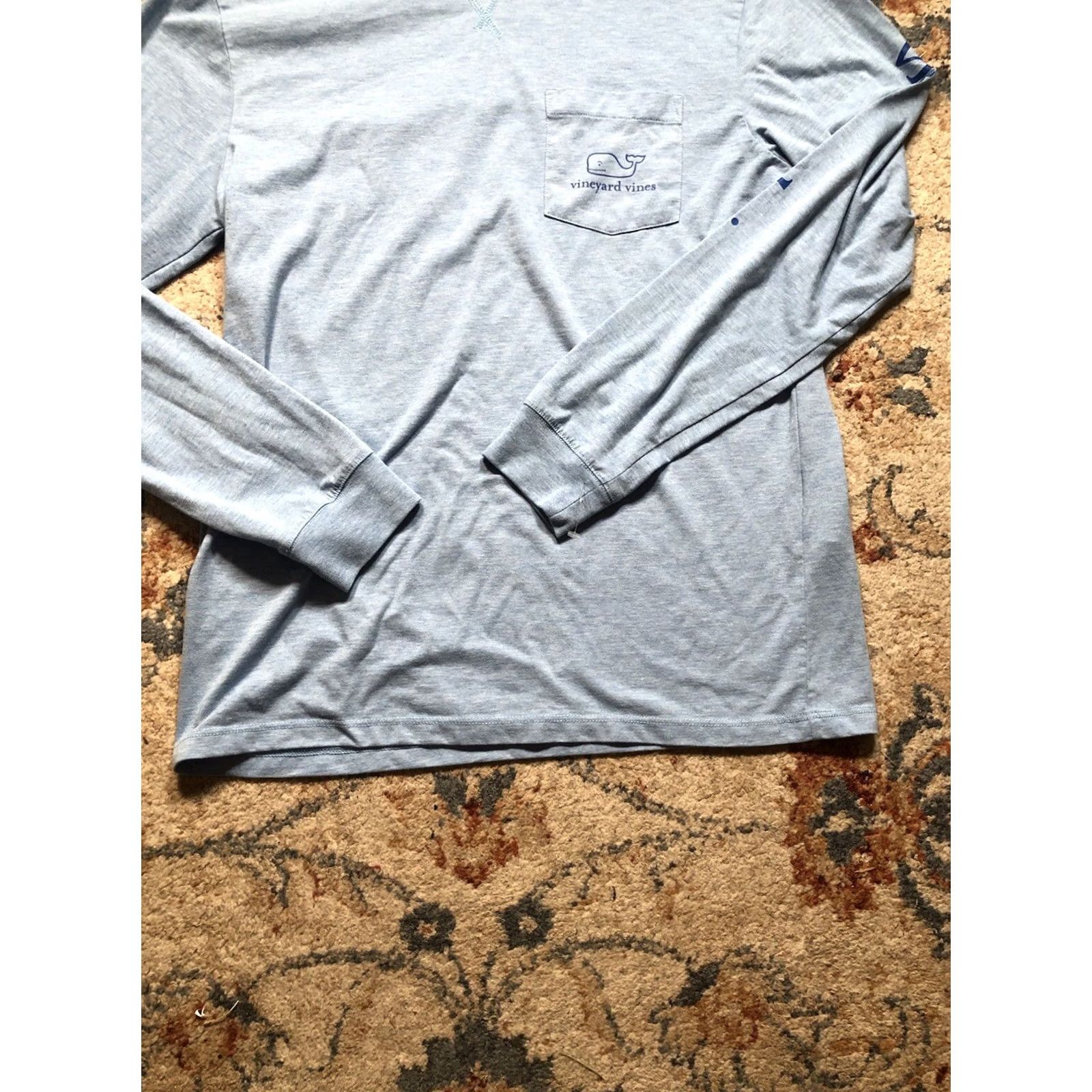 Vineyard Vines Vineyard Vines Whale Logo Classic Hoodie Long Sleeve Tee Shirt Small Men’s Green Shirt Size US S / EU 44-46 / 1 - 5 Thumbnail