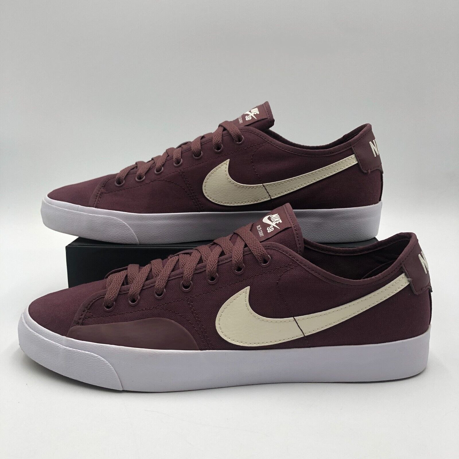 Nike Nike SB Blazer Men's Size 11.5 Maroon/Wine Canvas Sneakers Size US 11.5 / EU 44-45 - 3 Thumbnail