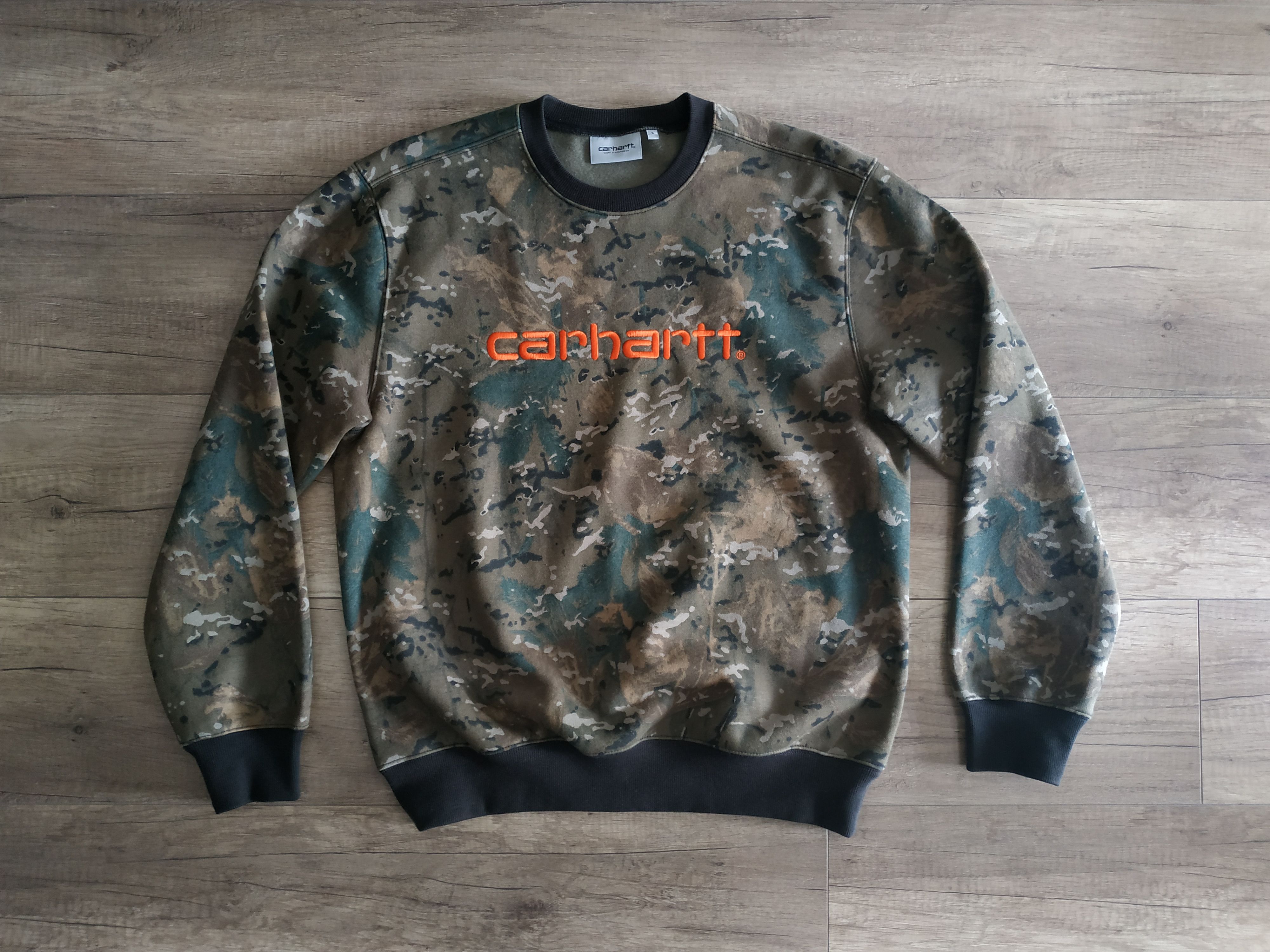 Carhartt CARHARTT Men's Camo Print Sweatshirt, s. SMALL Size US S / EU 44-46 / 1 - 1 Thumbnail