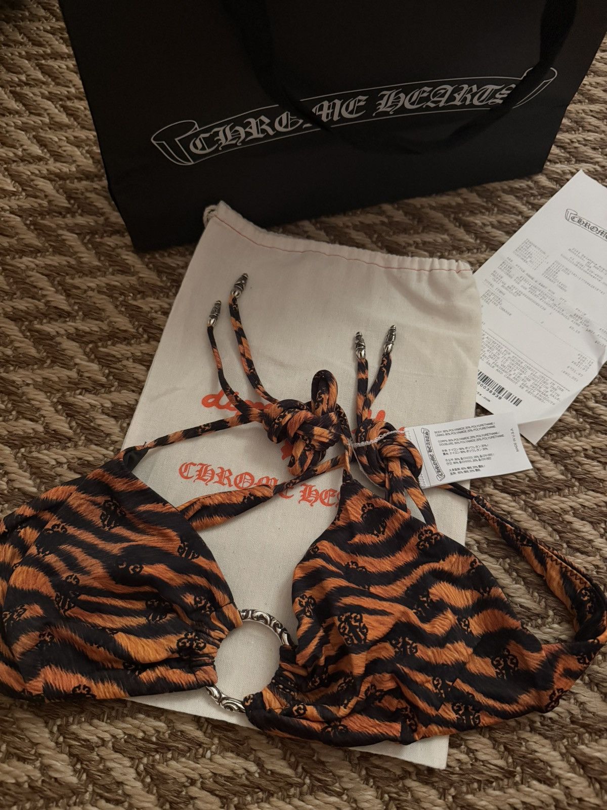 Chrome Hearts Chrome Hearts Orange Tiger Bikini size L Size L / US 10 / IT 46 - 9 Thumbnail