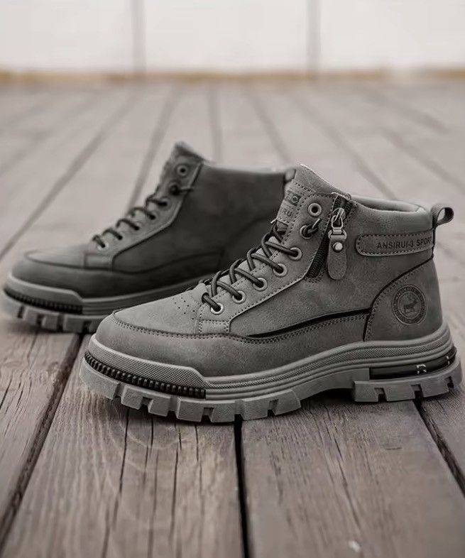 Japanese Brand PVC Utility Mid-Top Sneakers Shoe Size US 7 / EU 40 - 3 Thumbnail