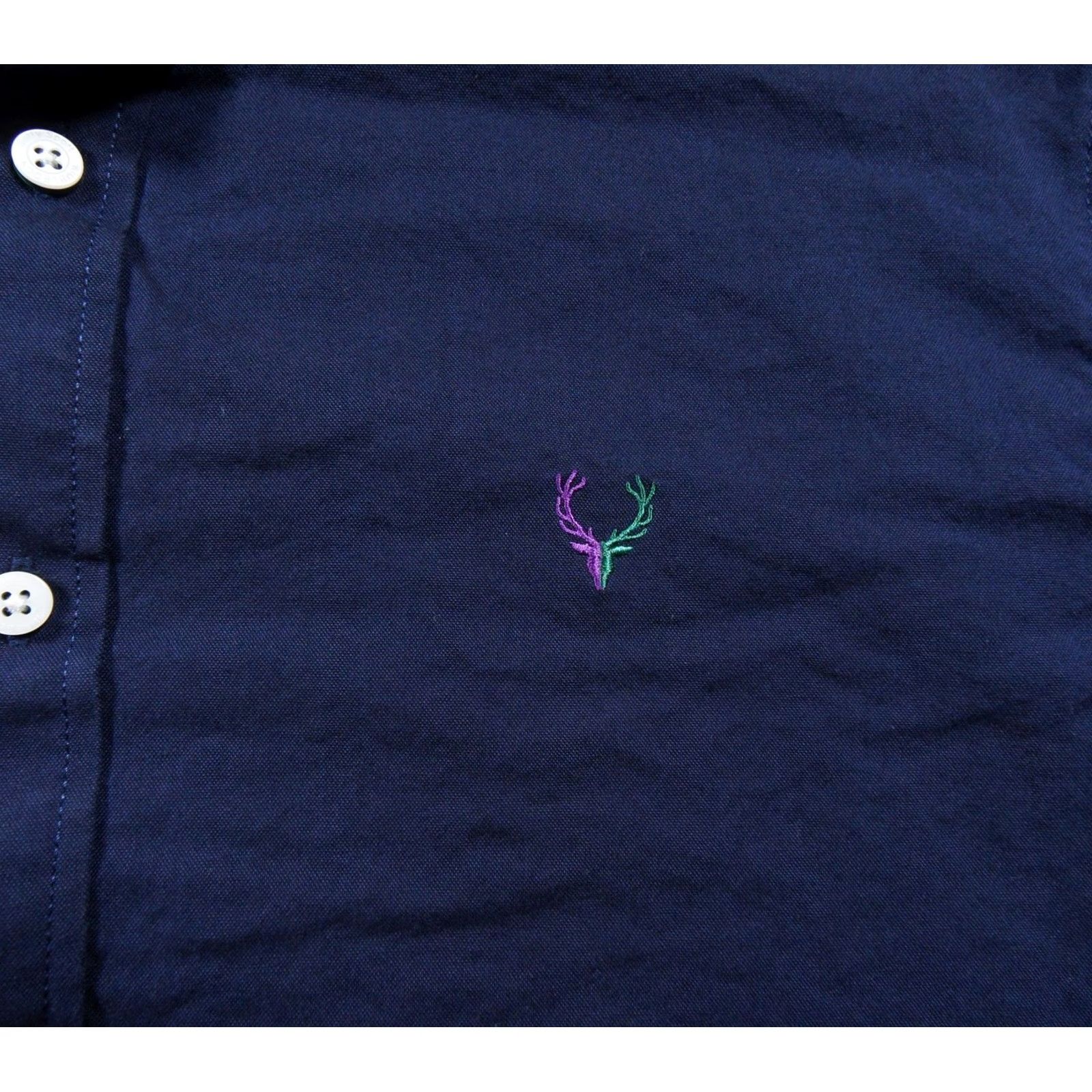 Vintage Solly Sport Shirt Mens 42 Blue Wimbledon Button Up Long Sleeve Custom Sport Fit Shirt Size US XL / EU 56 / 4 - 3 Thumbnail