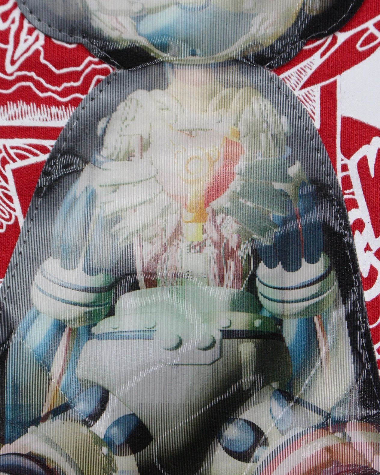 Anime SS2003 MIGHTY SEMI-TRANSPARENT 3D RUBBER APPLIQUE SWEATSHIRT Size US M / EU 48-50 / 2 - 9 Thumbnail
