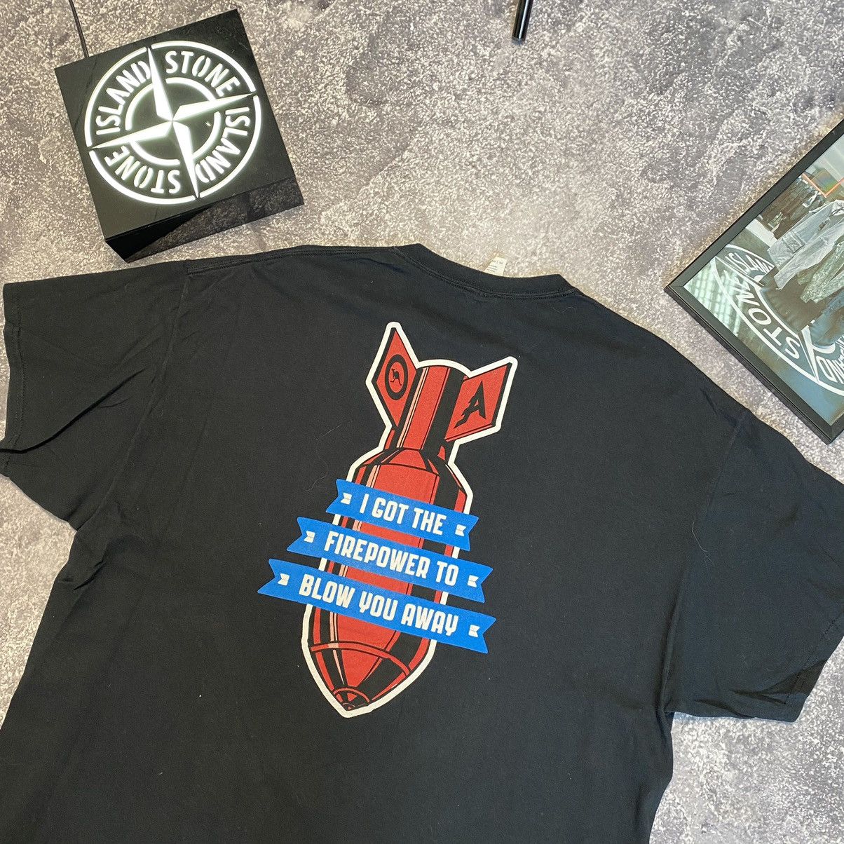 Band Tees Vintage Airborne 2017 Breakin Outta Hell Big Sexy Ledy tee Size US XXL / EU 58 / 5 - 9 Thumbnail