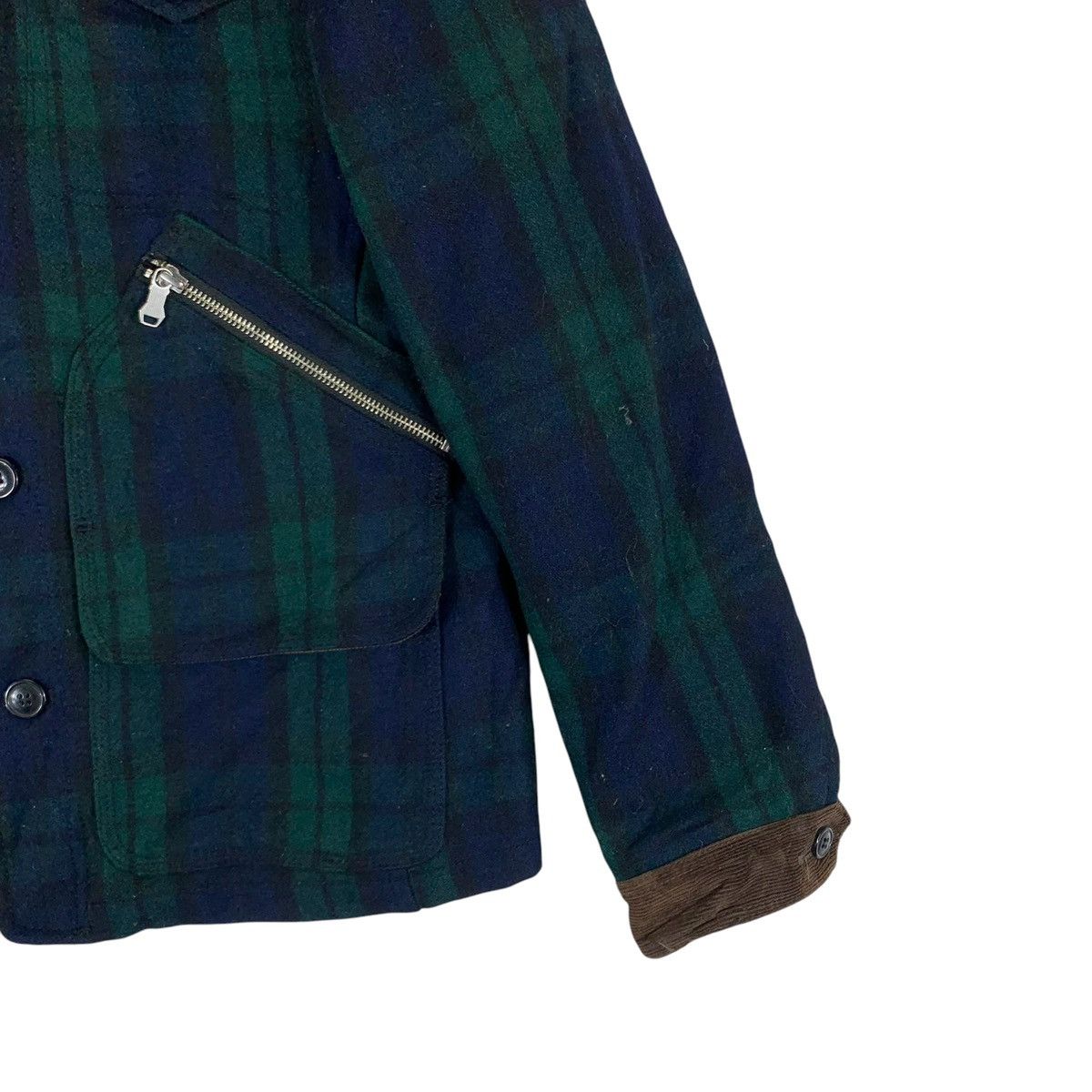 VINTAGE TAKEO KIKUCHI JAPANESE BRAND TARTAN WOOL JACKET