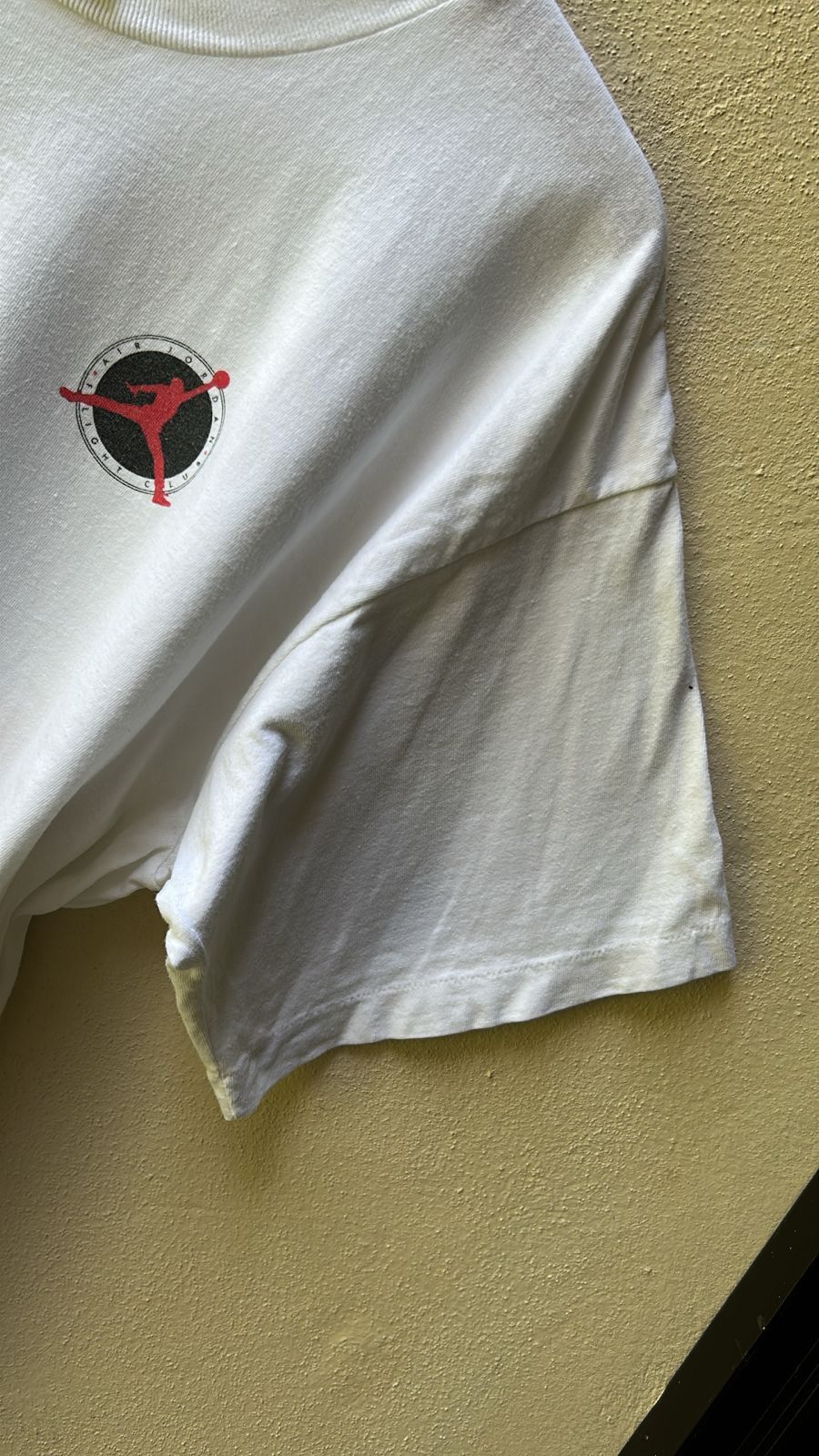 Jordan Brand × Nike × Vintage 1991 Jordan Flight Club White Shirt Size US L / EU 52-54 / 3 - 5 Thumbnail