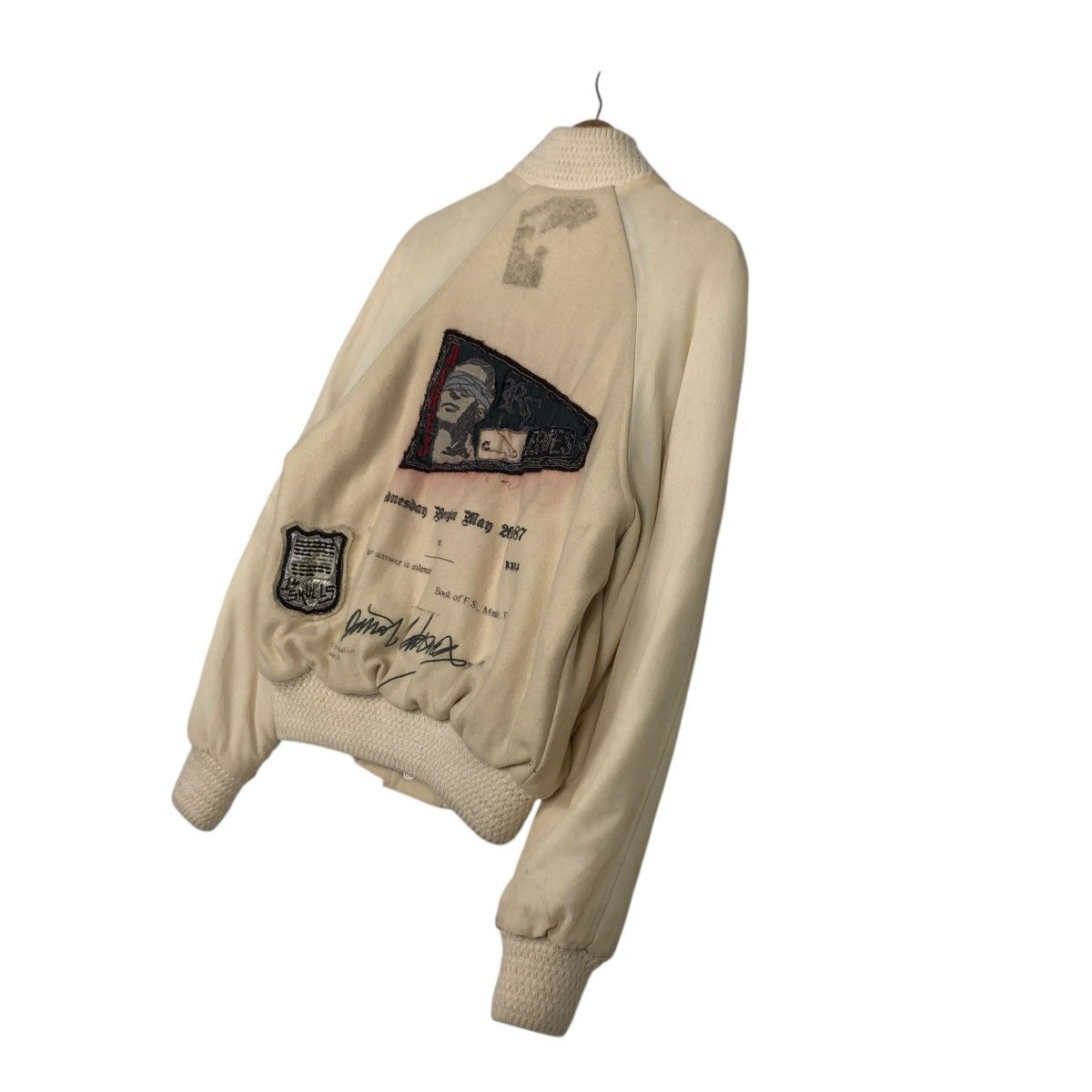 Raf Simons 🔥RAF SIMONS ASHES & HEROES 2006/2007 COLLECTIONS WOOL BOMBER Size US M / EU 48-50 / 2 - 4 Thumbnail