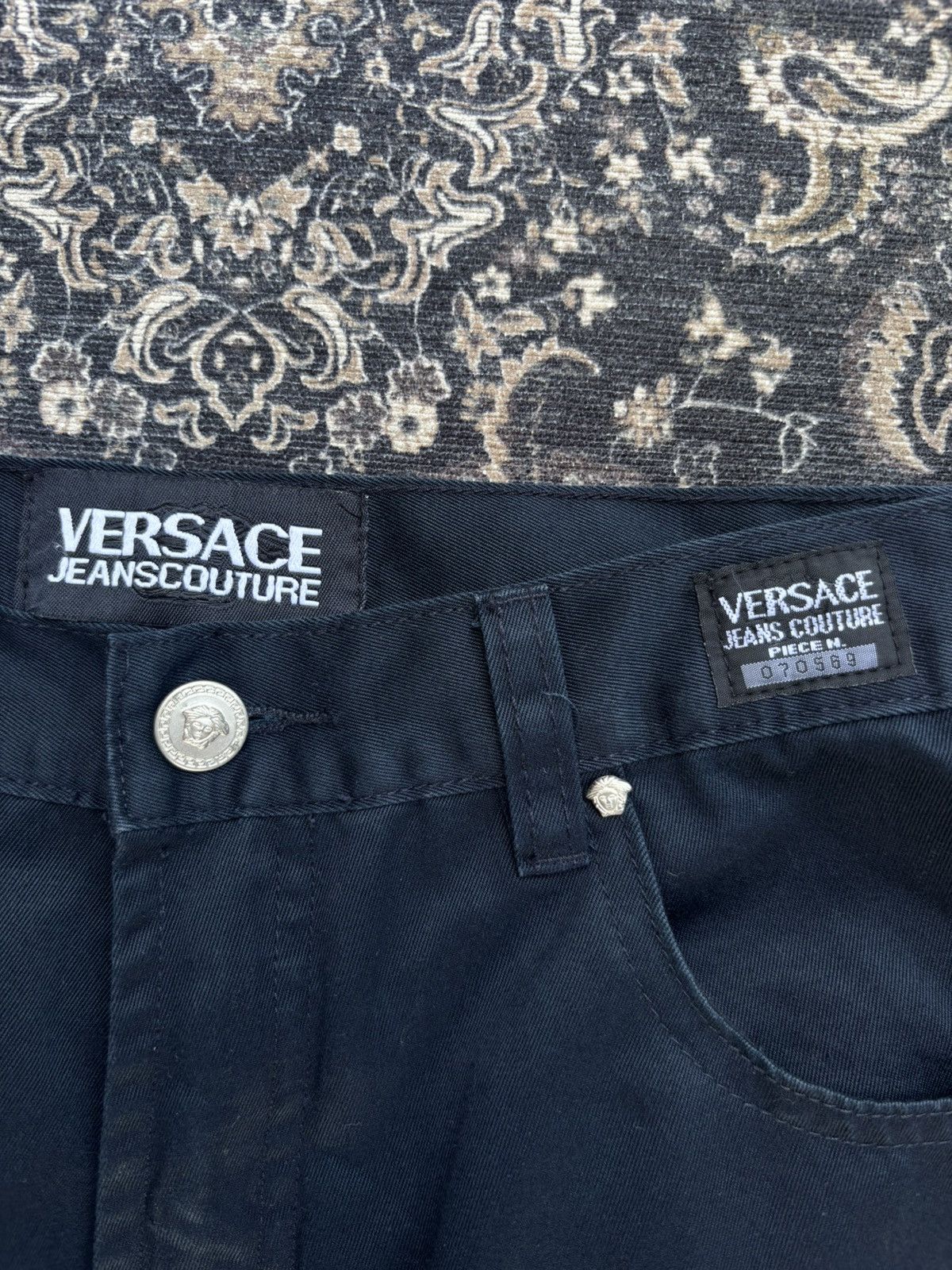 Versace Jeans Couture Versace Classic V 2 Black Pants Size 29" - 3 Thumbnail