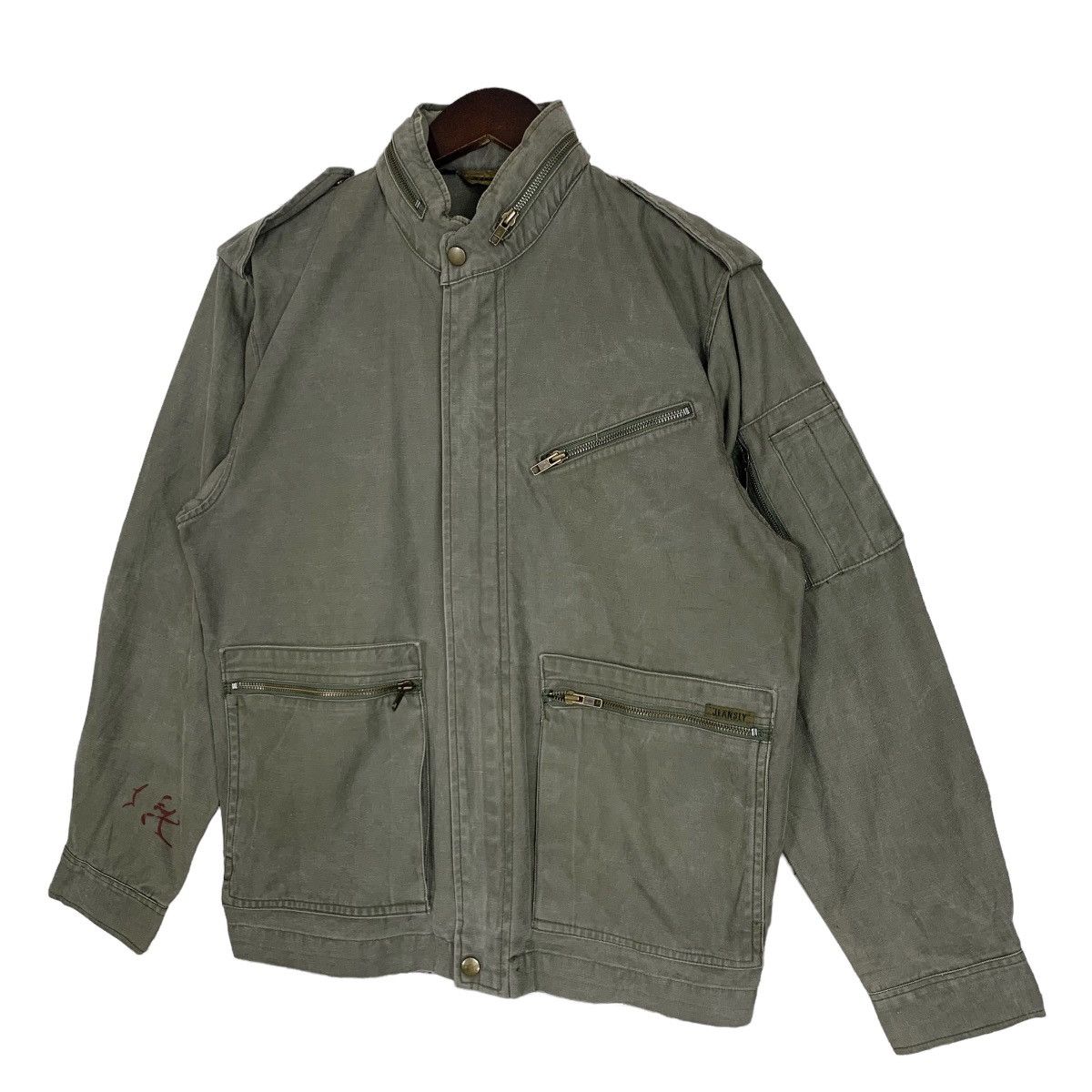Japanese Brand Vintage Jeansly Military Style Jacket Size M Size US M / EU 48-50 / 2 - 5 Thumbnail
