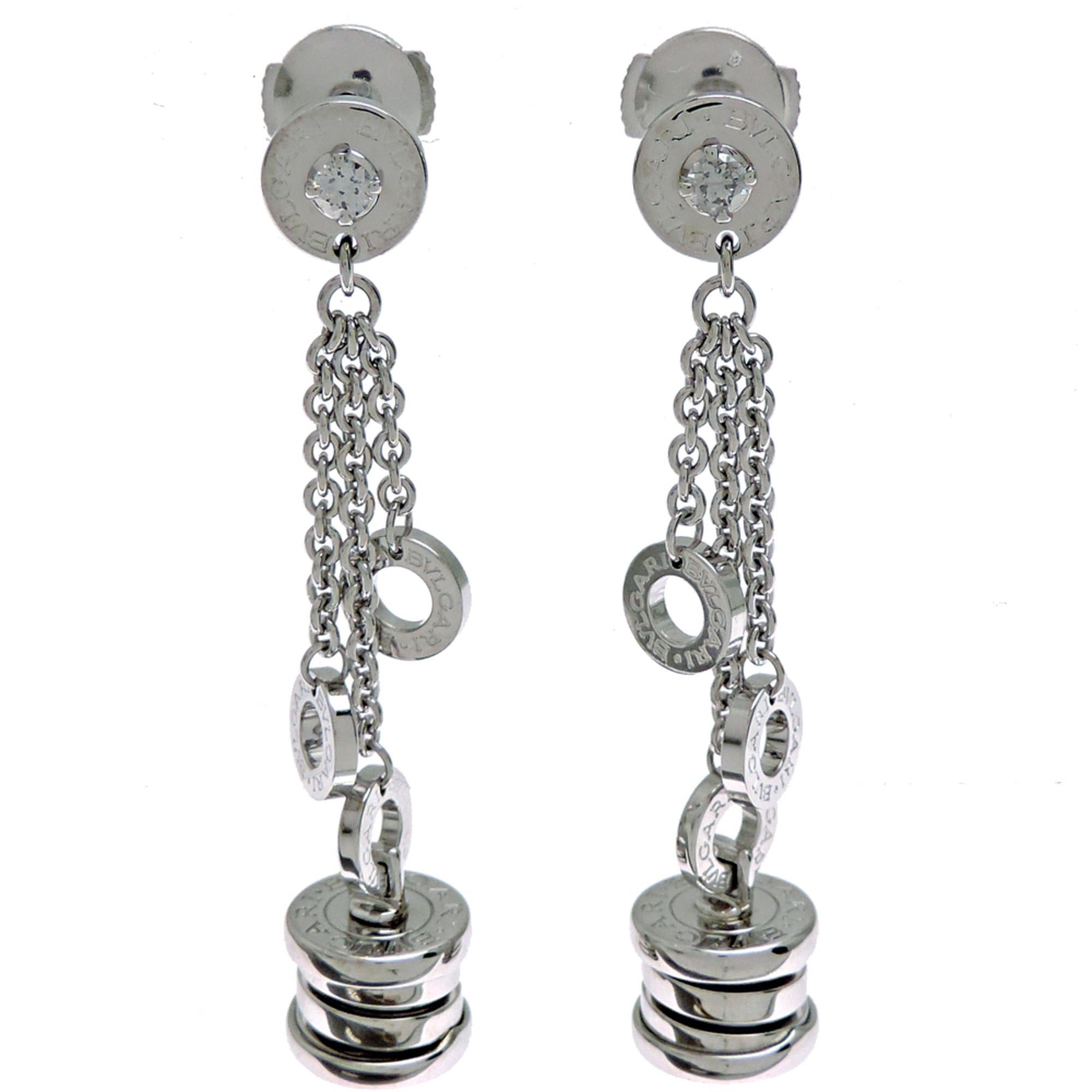 Bvlgari Bvlgari B.zero1 Element Diamond Earrings for Women, OR853900, 750 White Gold Size ONE SIZE - 1 Thumbnail