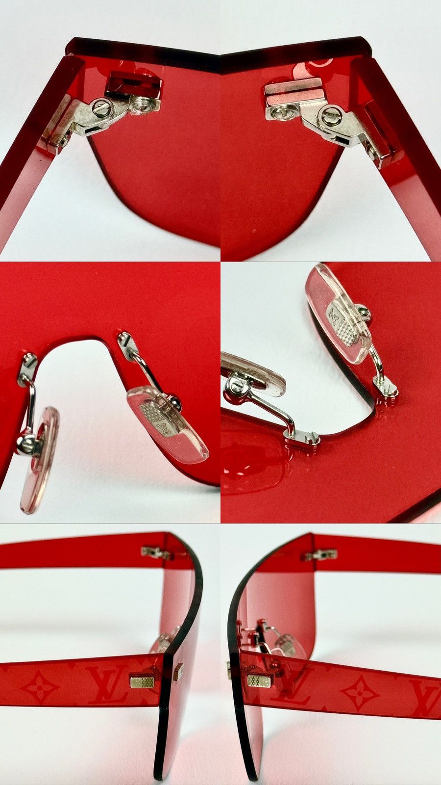 Louis Vuitton × Supreme Louis Vuitton - Supreme - AW2017 - City Mask Sunglasses Size ONE SIZE - 21 Thumbnail