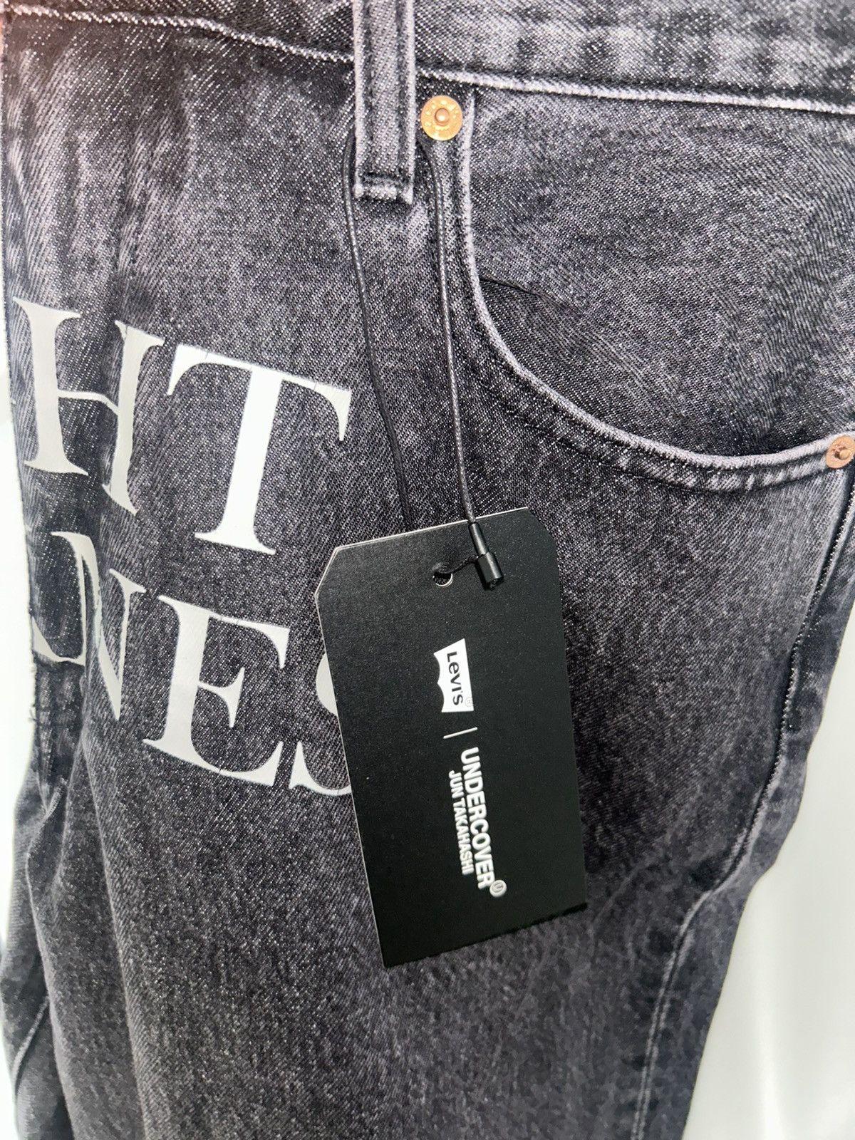 UNDERCOVER × Levi’s LIGHT DARKNESS デニム Levi's × Undercover Undercover light darkness jeans levis | Grailed