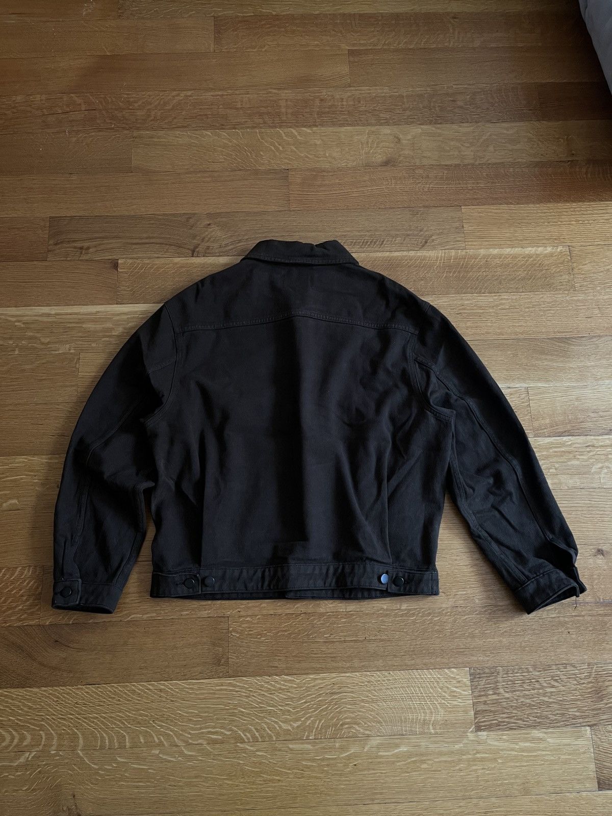 Lemaire Espresso Brown Trucker Jacket in Twill Cotton Size US XL / EU 56 / 4 - 5 Thumbnail