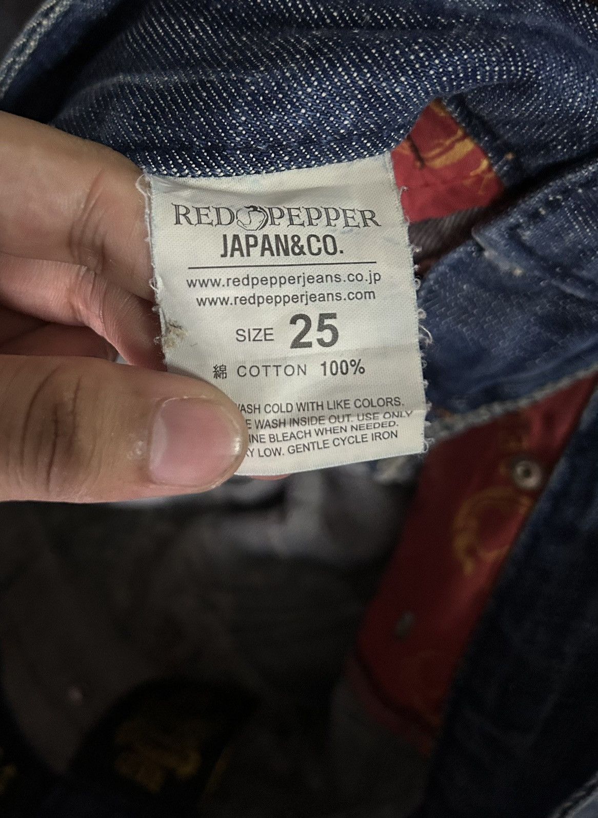 Ed Hardy Y2K Red Pepper Washed Flared Jeans Size 28" / US 6 / IT 42 - 14 Thumbnail