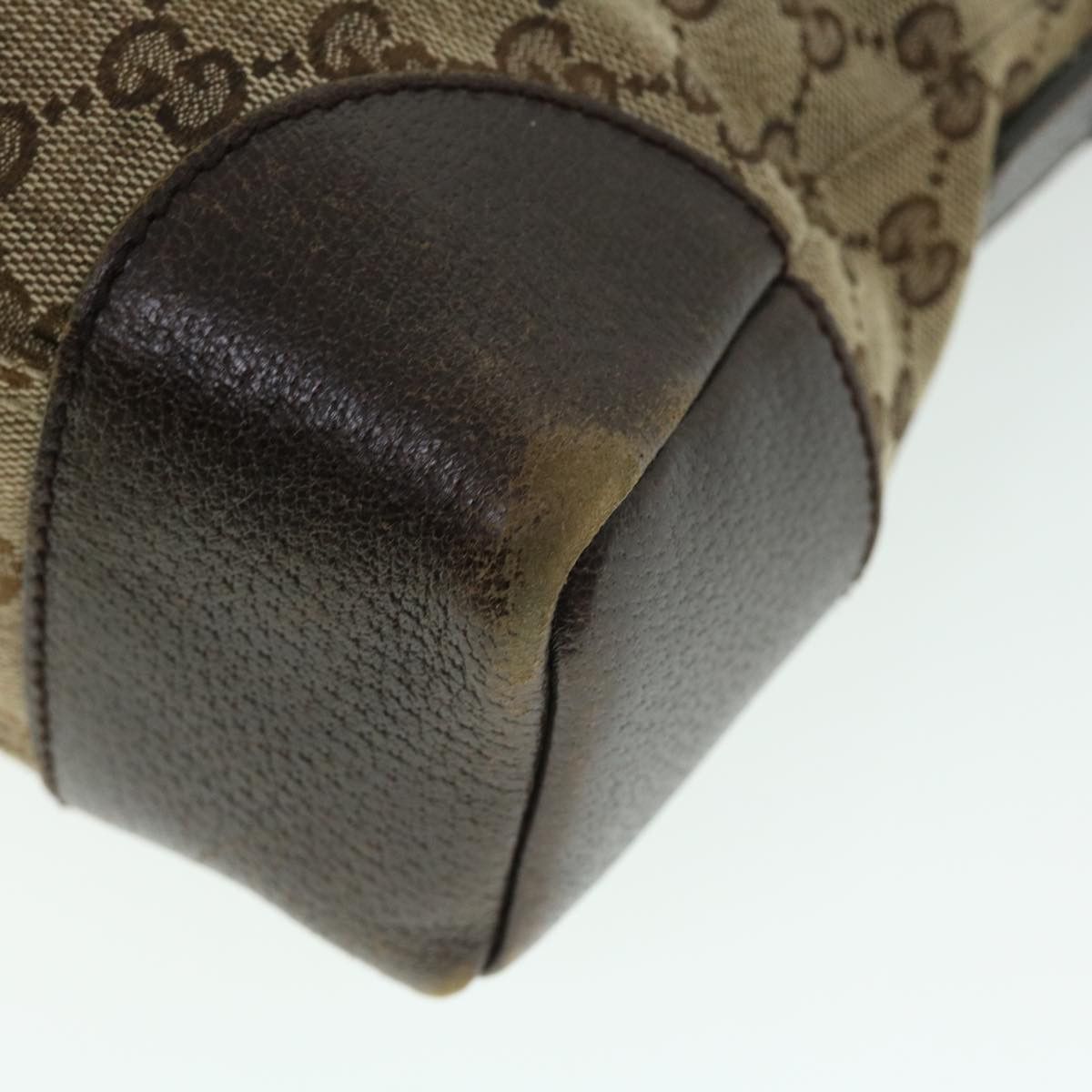 Gucci GUCCI GG Canvas Shoulder Bag Beige Brown Size ONE SIZE - 16 Thumbnail