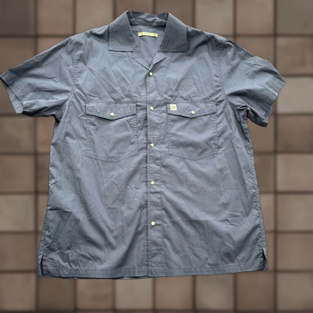Huckberry Huckberry Seager Co Shirt Mens 2XL Blue Short Sleeve Western Workwear Pockets Shirt Size US XXL / EU 58 / 5 - 1 Thumbnail