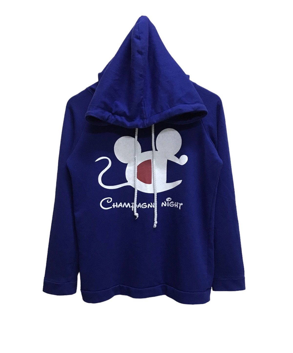 Japanese Brand CHAMPAGNE NIGHT PARODY MICKEY MOUSE CHAMPION SWEAT HOODIE Size US S / EU 44-46 / 1 - 1 Thumbnail