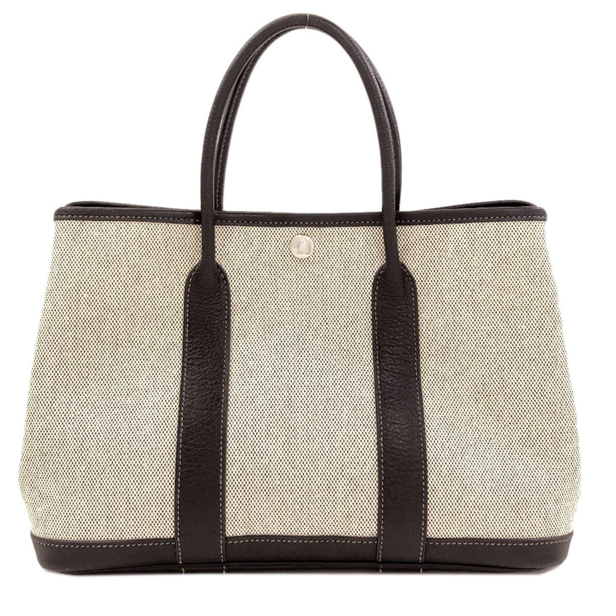 Hermes Hermes Garden Party TPM Silver Hardware Handbag Toile H Women's HERMES Size ONE SIZE - 1 Thumbnail