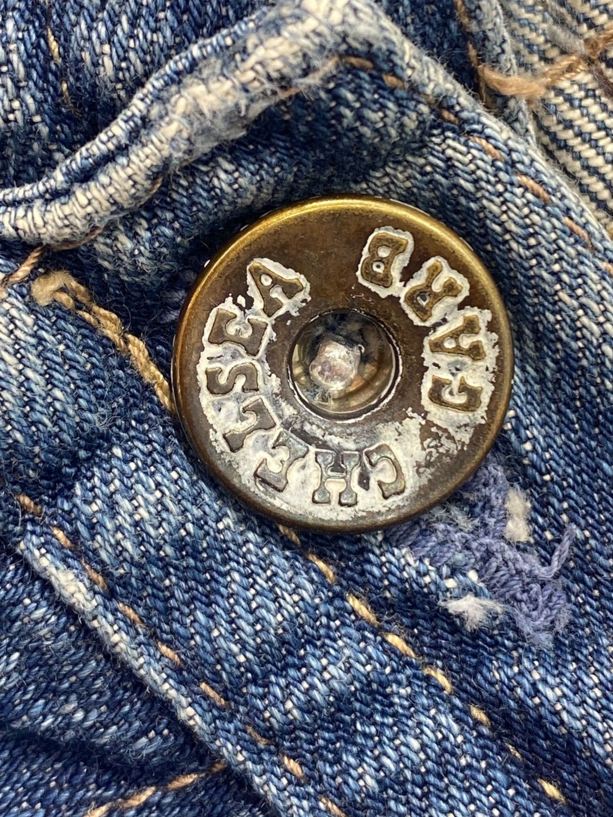 Japanese Brand Japanese Brand Grunde Faded Wash Style Flare Jeans Size US 27 - 10 Thumbnail