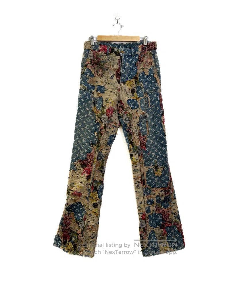 Louis Vuitton Louis Vuitton Do Old Destruction Floral Jeans Size US 30 / EU 46 - 1 Thumbnail