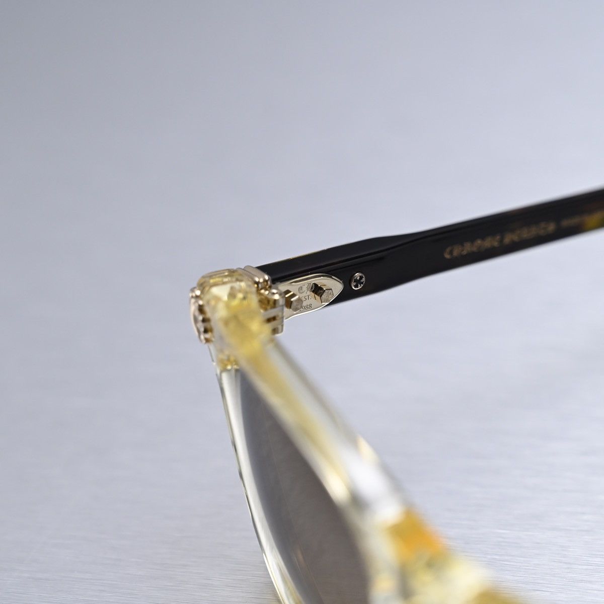 Chrome Hearts CHROME HEARTS SMOKE SHOW PALE ALE - DARK TOTOISESUNGLASSES Size ONE SIZE - 4 Thumbnail