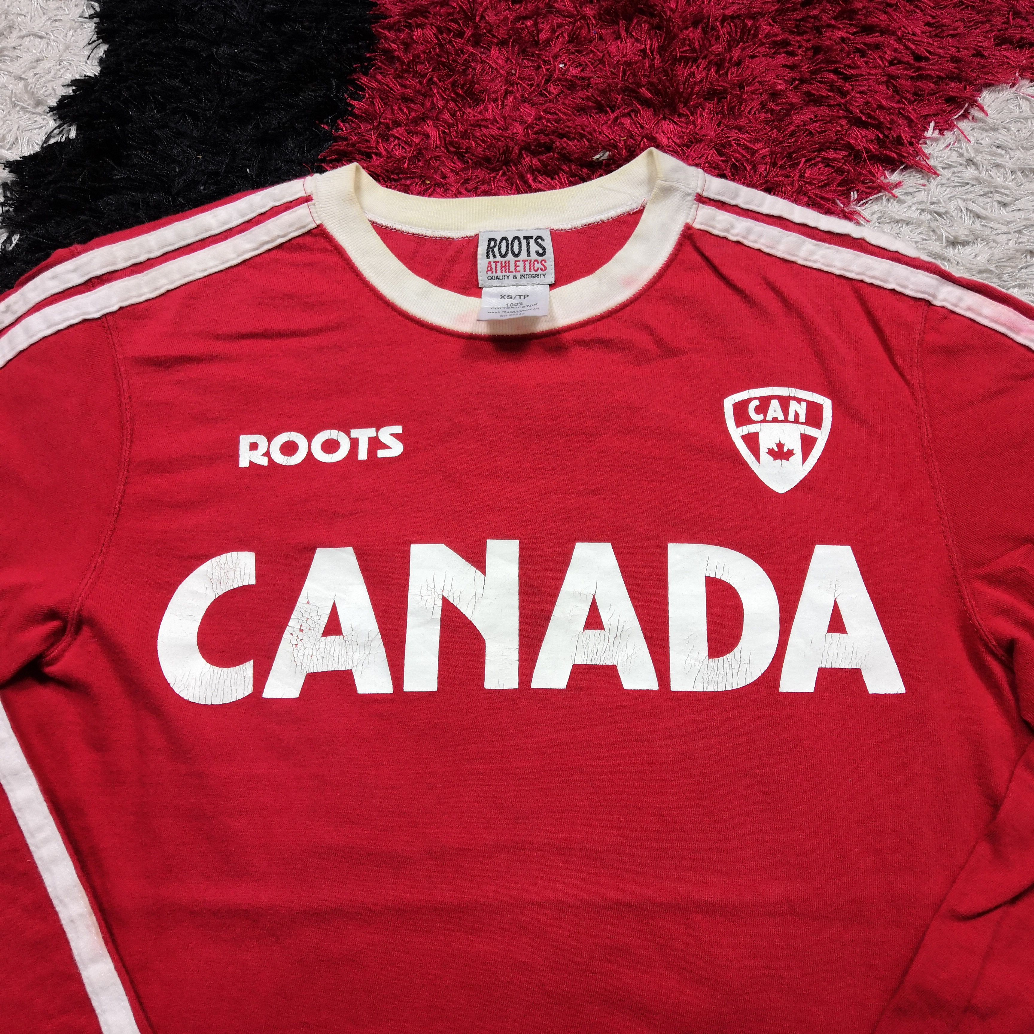 Vintage Vintage Roots Canada T-shirt Crewneck Long Sleeve Tees Size US S / EU 44-46 / 1 - 3 Thumbnail