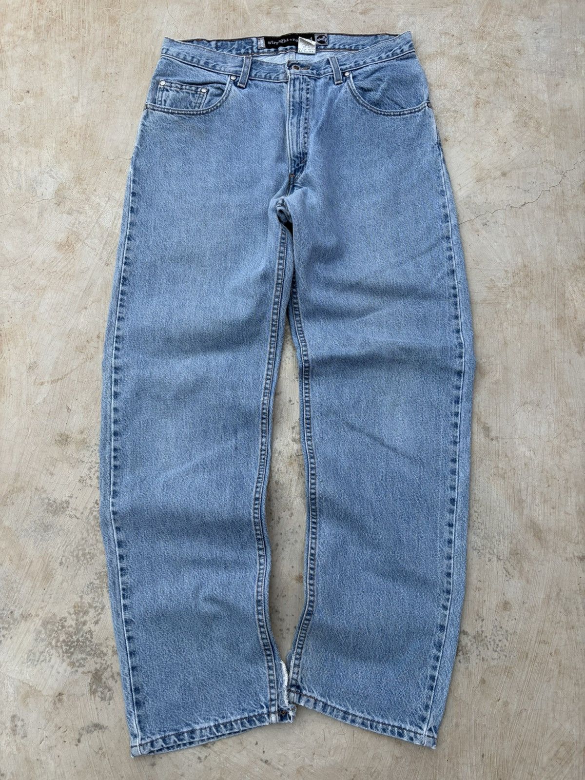Levi's Vintage 90s Levis Silver Tabs Relaxed Fit Jeans Size US 34 / EU 50 - 5 Thumbnail