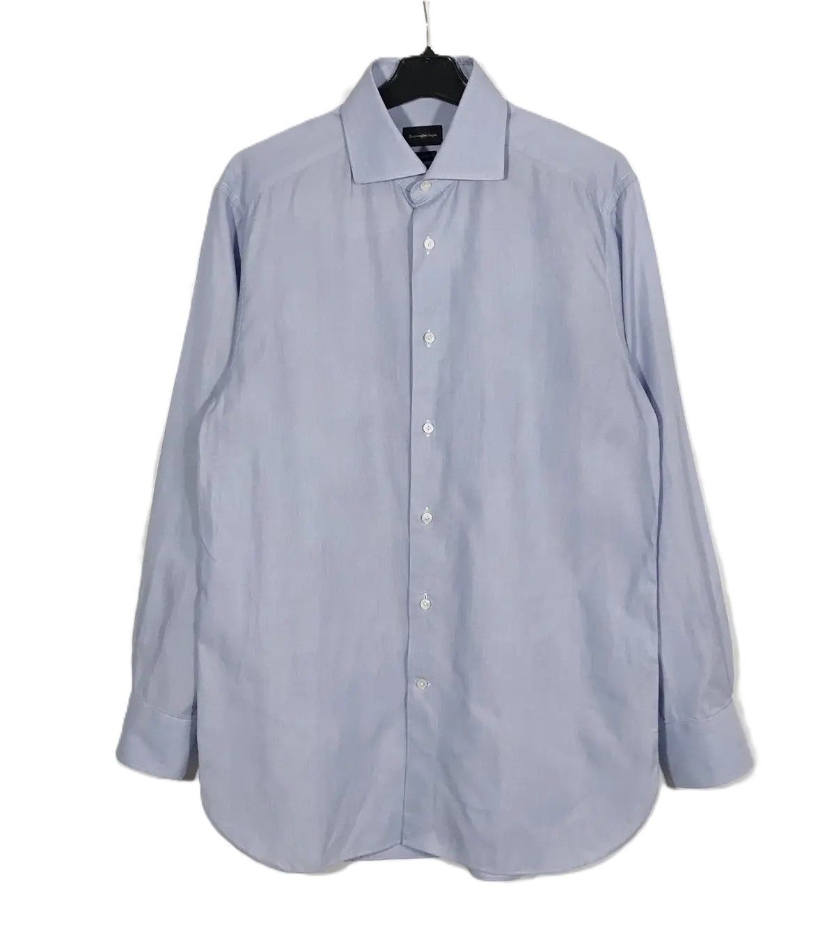 Ermenegildo Zegna Ermenegildo Zegna Trofeo Dress Shirt Regular Fit Size US M / EU 48-50 / 2 - 1 Thumbnail