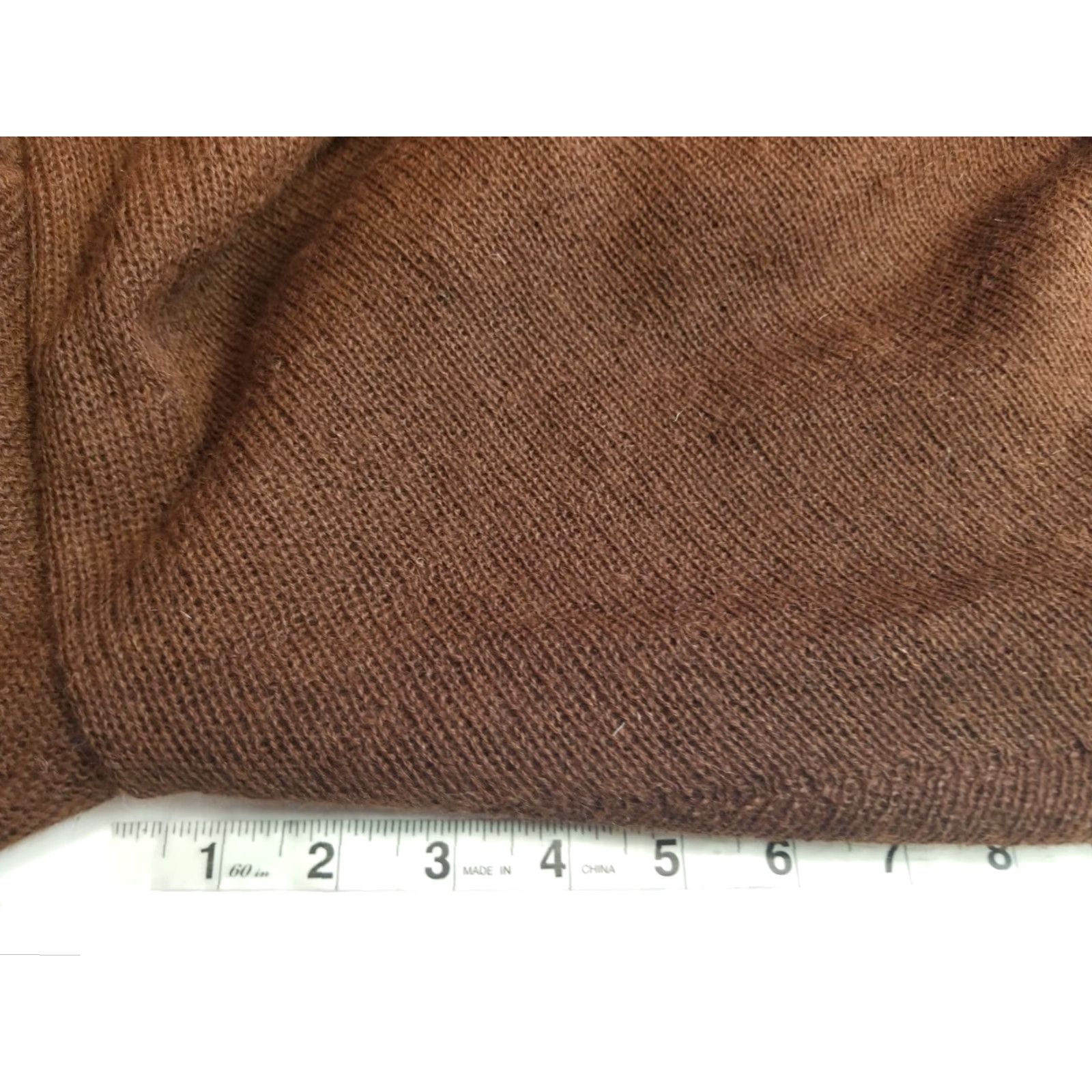 Vintage VINTAGE Origin Alpaca Handmade Sleeveless Brown Cowl Neck Top Peru Distressed S-M Pics Size S / US 4 / IT 40 - 4 Thumbnail