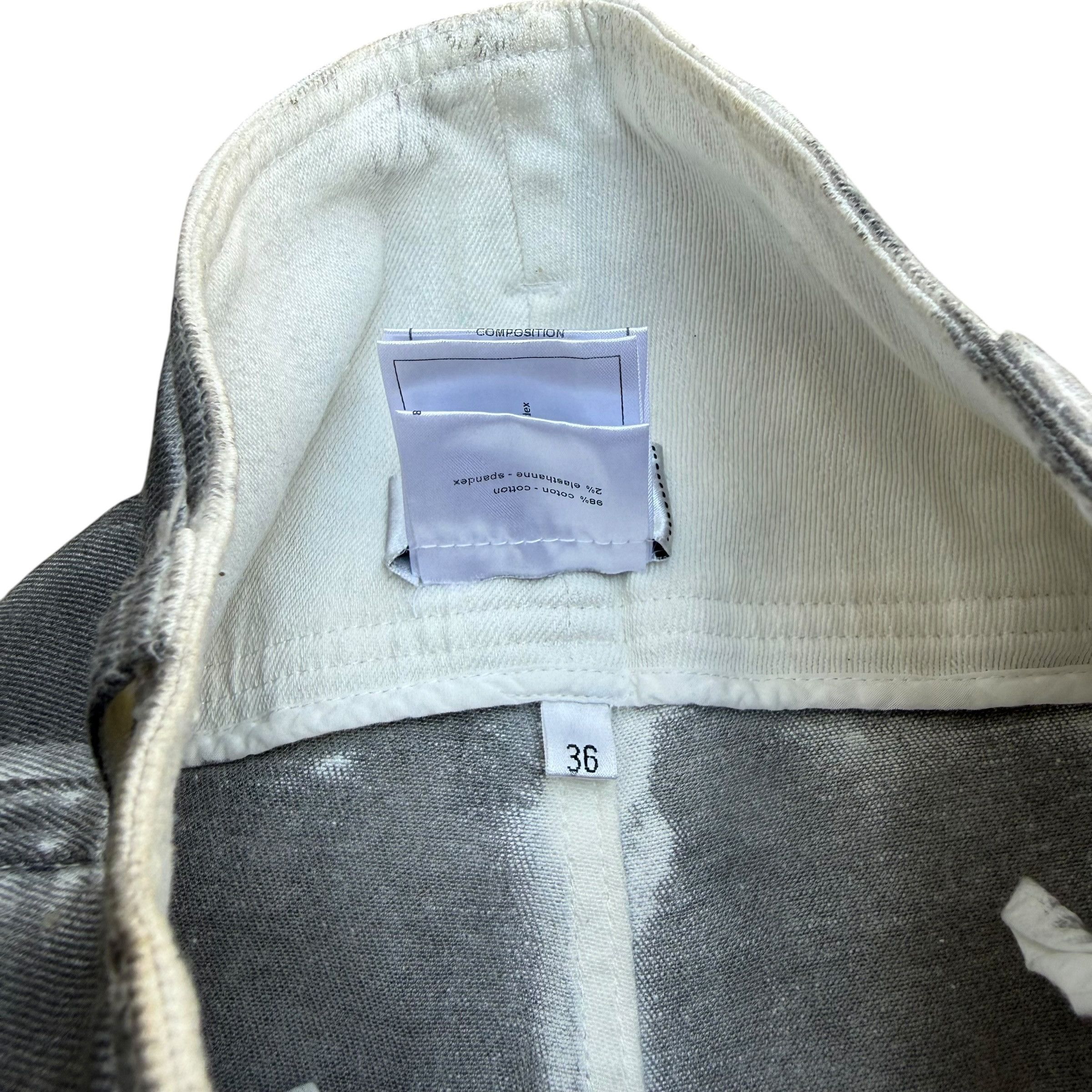 Chanel Chanel Grey Washed Out Denim Jeans Pants with Zip Size 28" / US 6 / IT 42 - 11 Thumbnail