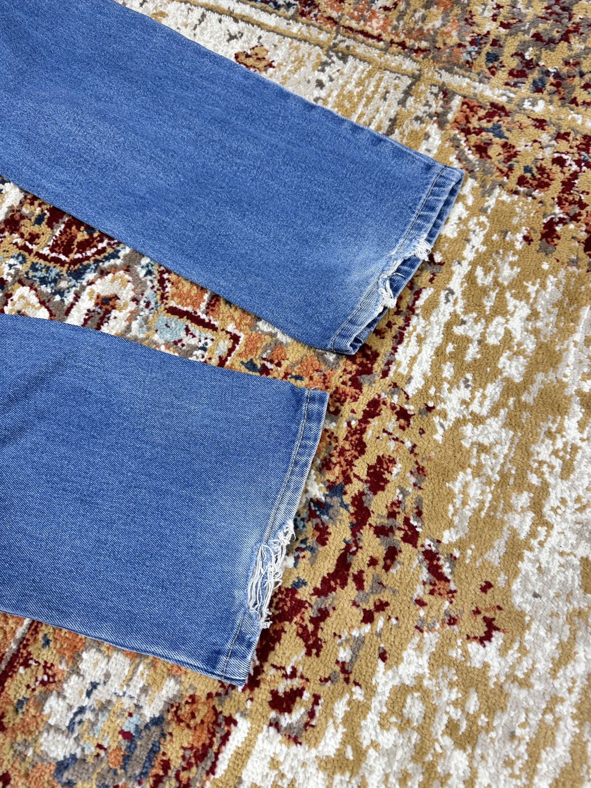 Vintage ᶠᵃⁿᶜʸᵍᵘʸ Vintage Baggy Washed Denim Jeans Wide leg Y2K Size US 33 - 7 Thumbnail