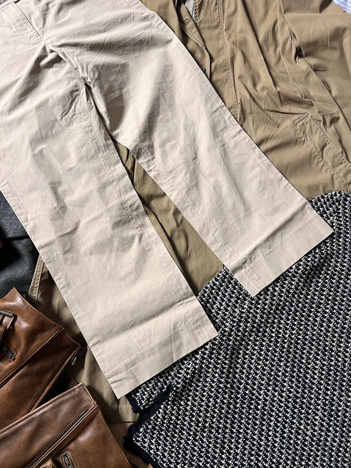 Hermes Vintage Hermes Wide-Leg Cotton Pants Trousers With Belt Size 27" / US 4 / IT 40 - 9 Thumbnail