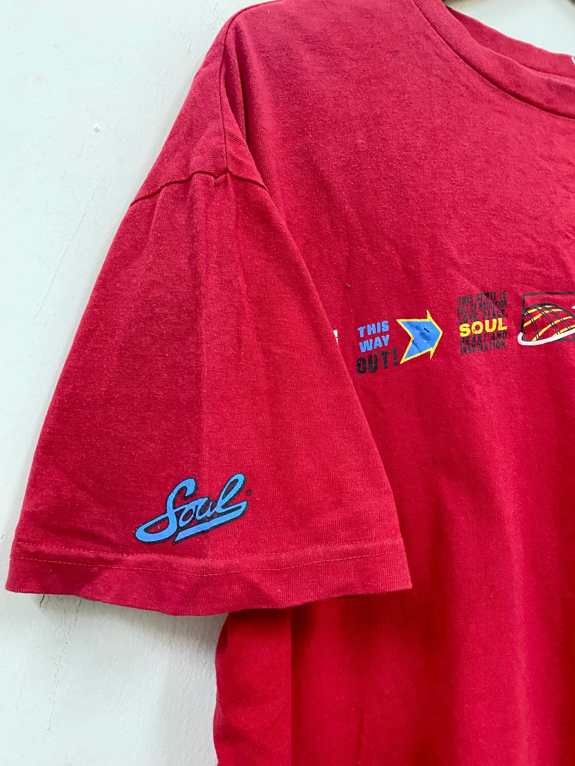 Vintage Vintage SOUL Streetwear t shirt skateboard Size US XL / EU 56 / 4 - 5 Thumbnail