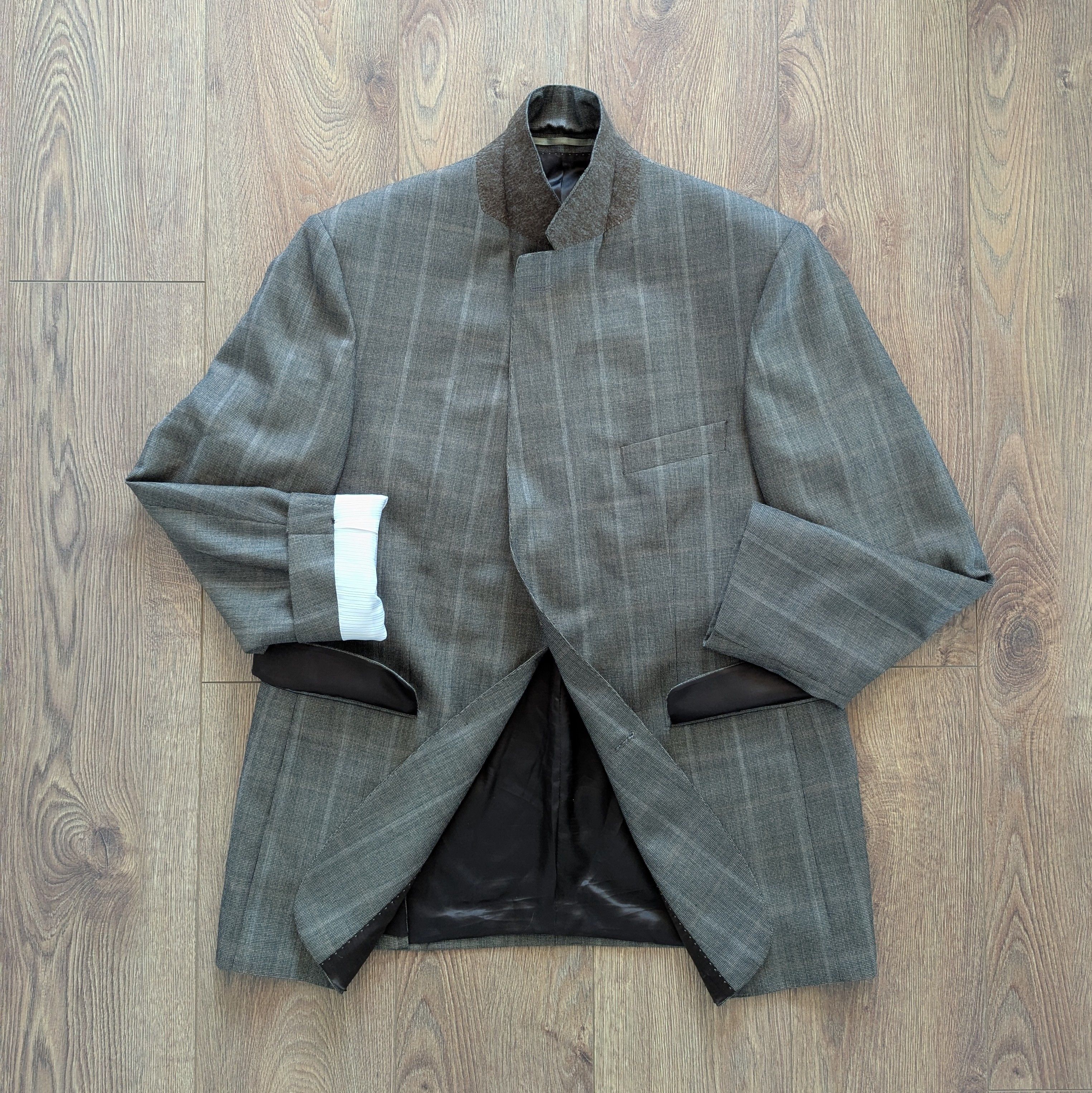 Burberry BURBERRY London K-Knoff Wool & Silk Blazer Jacket Luxury Size 44R - 8 Thumbnail