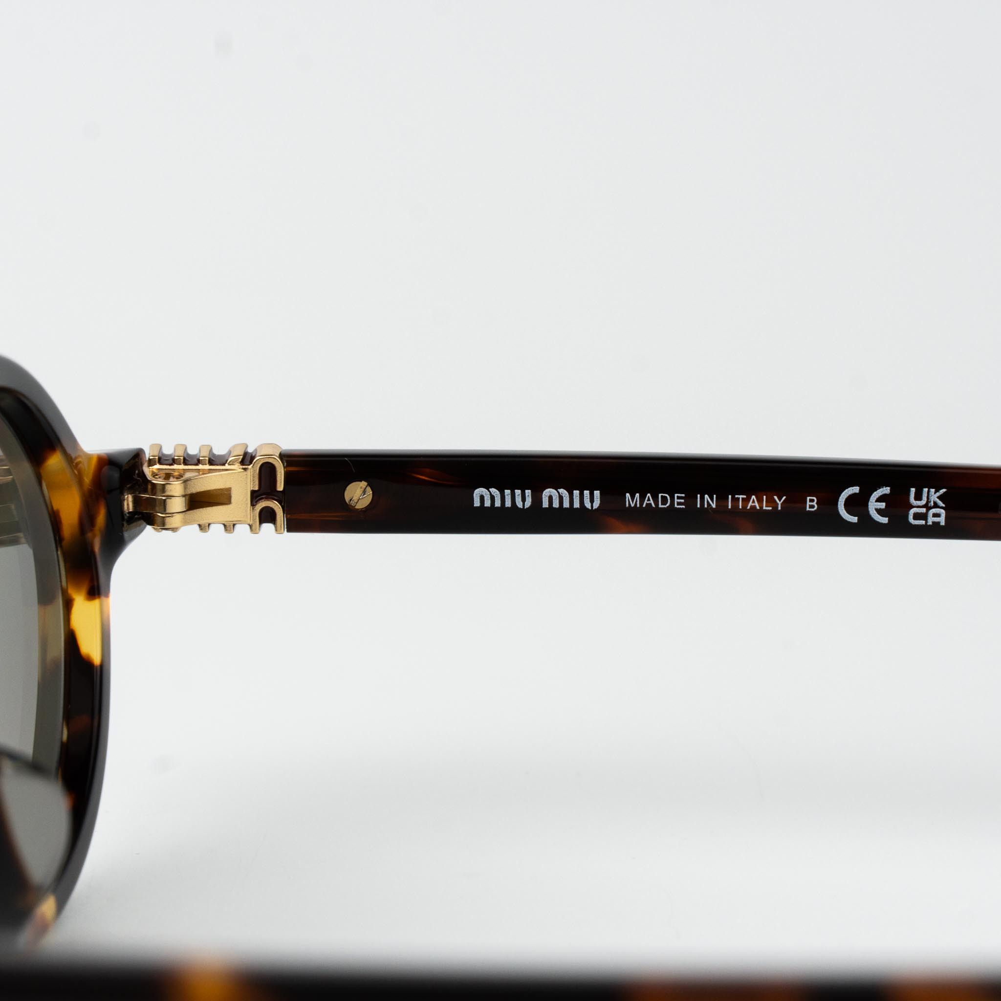 Miu Miu Miu Miu REGARD Women Sunglasses MU04ZSF VAU07F NEW AUTHENTIC Size ONE SIZE - 10 Thumbnail