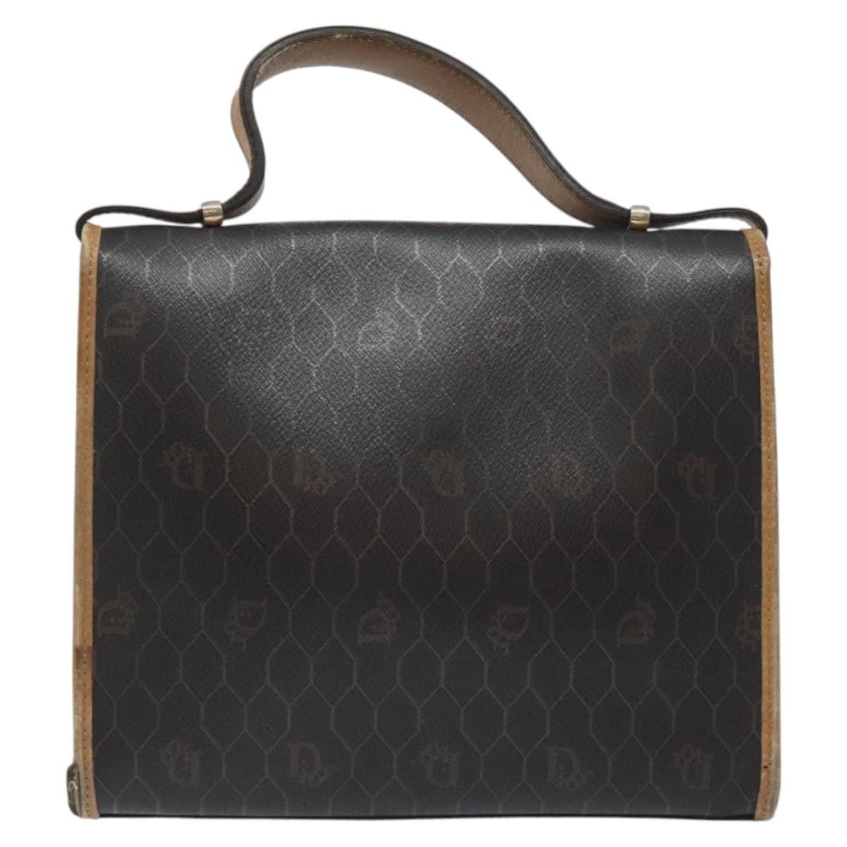 Dior DIOR Honeycomb Canvas Hand Bag Pvc Black Size ONE SIZE - 3 Thumbnail