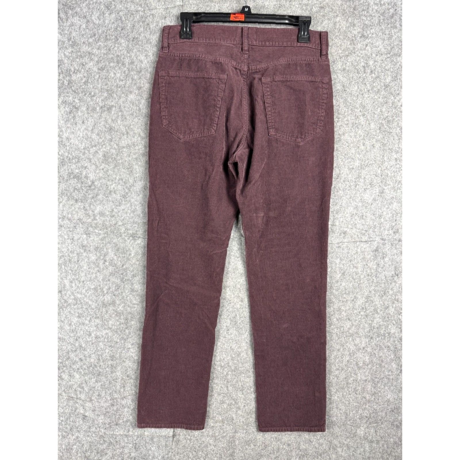 Sid Mashburn Sid Mashburn Corduroy Pants Men 32 x 29 Red Slim Cotton Button Fly Chino Mens Size US 32 / EU 48 - 3 Thumbnail