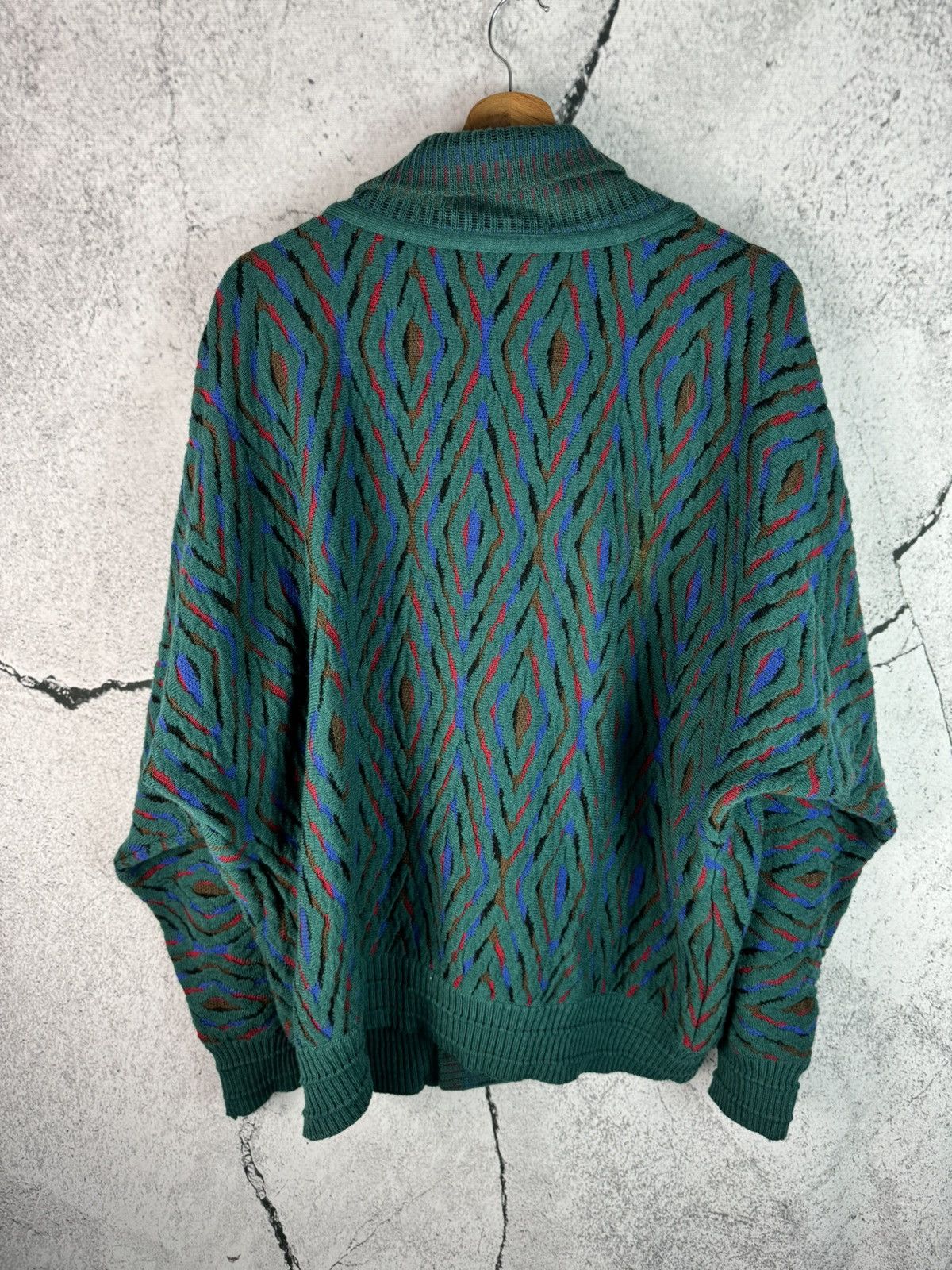 Carlo Colucci × Vintage Carlo Colucci Vintage Cardigan sweater retro 90s 00s Size US M / EU 48-50 / 2 - 2 Thumbnail