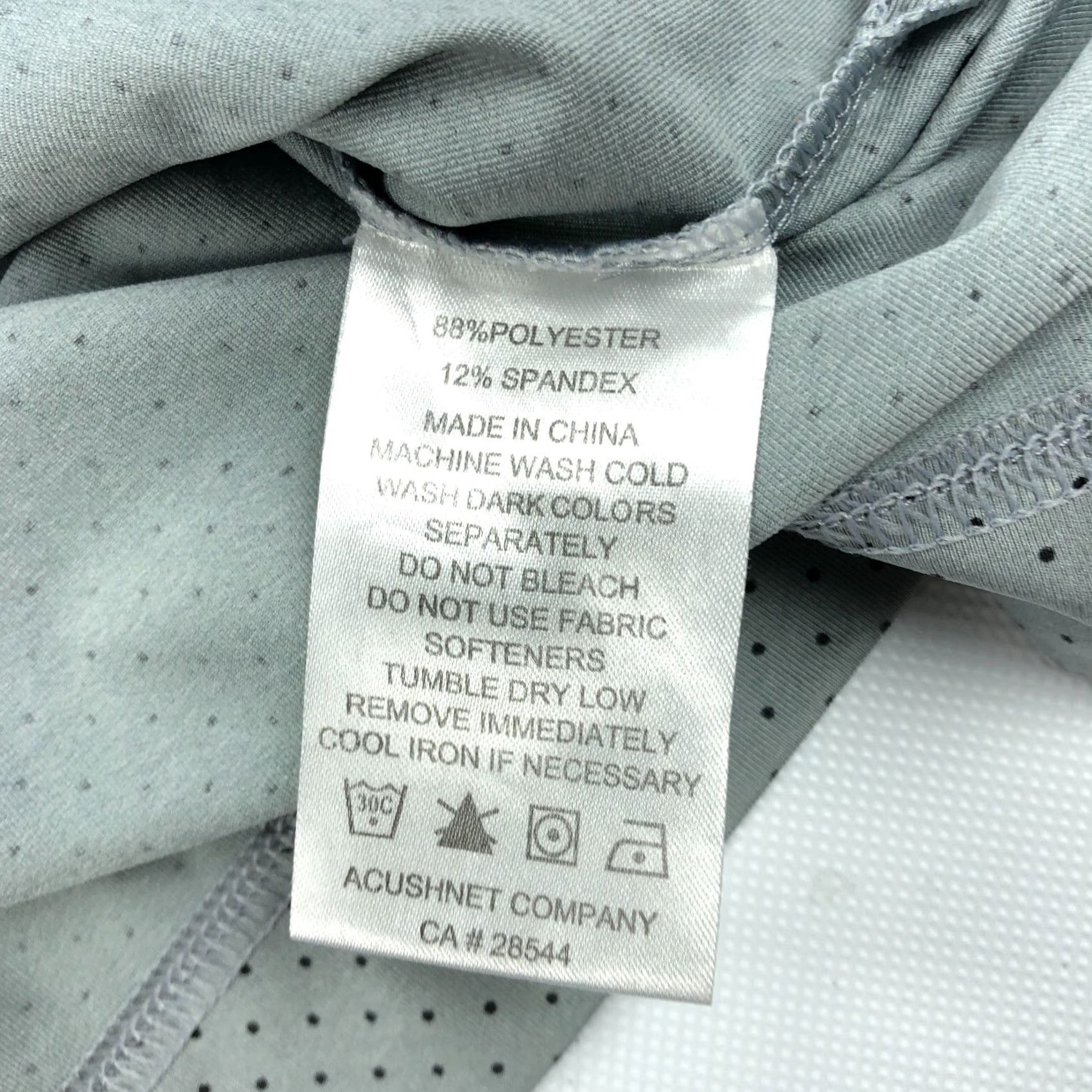 Footjoy FootJoy Polo Shirt Men L Gray Sports Golf Short Sleeve Collared Button Up UV Moisture Wicking Stretch Polo Size US L / EU 52-54 / 3 - 5 Thumbnail