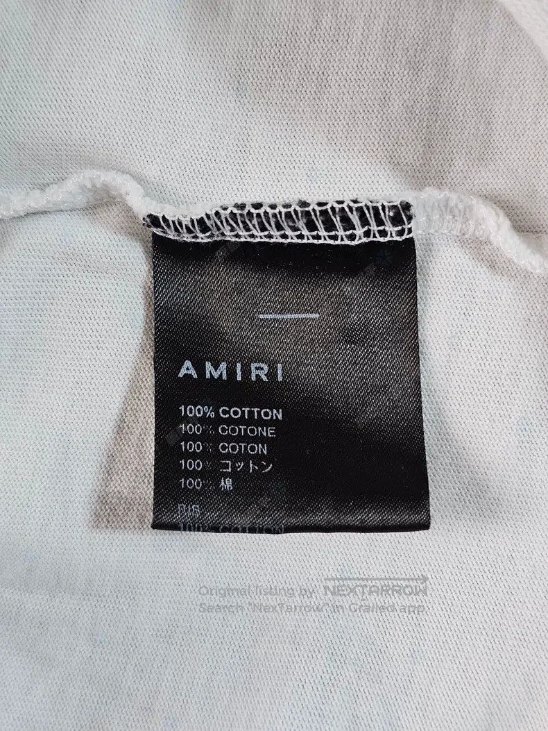 Amiri Amiri White Short Sleeve T-Shirt Size US S / EU 44-46 / 1 - 6 Thumbnail