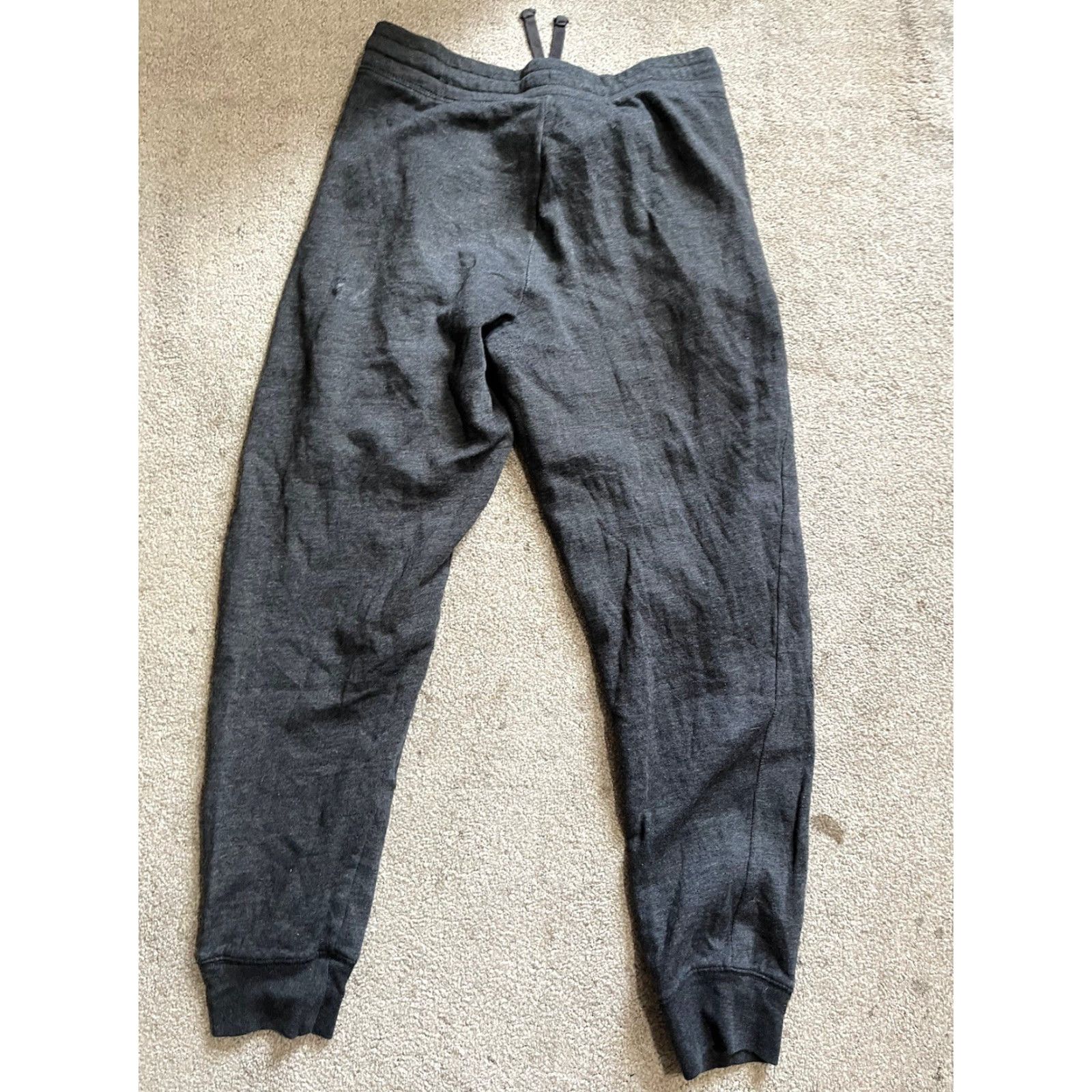 Gap Gap Men Sweatpants Size Small W/ Logo Solid Dark Gray Jogger Activewear PANTS Mens S Gray Logo Size US 29 - 4 Thumbnail