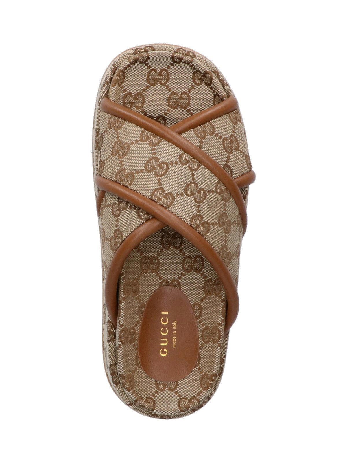 Gucci GUCCI GG PLATFORM SANDAL SIZE 41 Size ONE SIZE - 3 Thumbnail